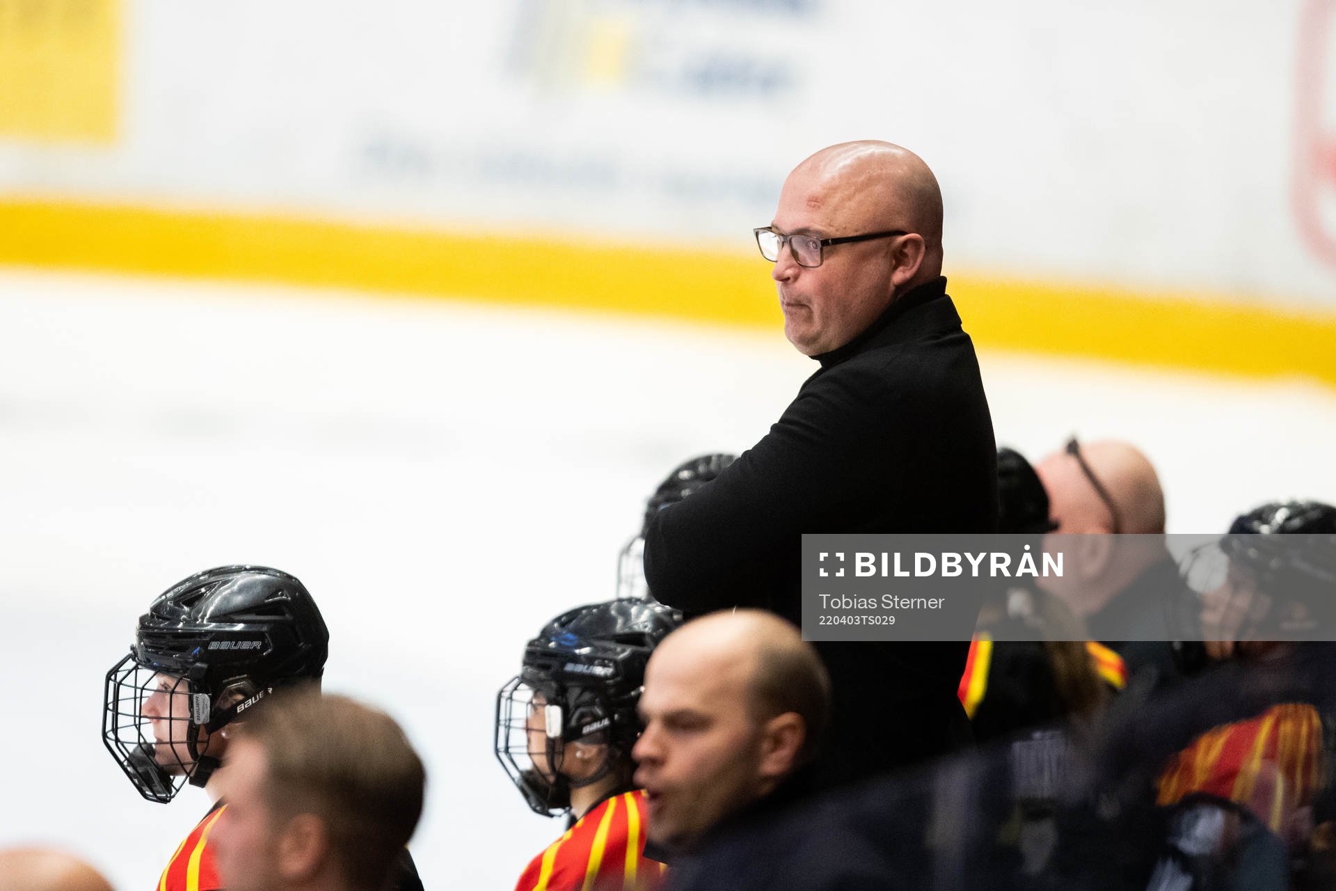 Brynäs tränare Henrik Glaas
