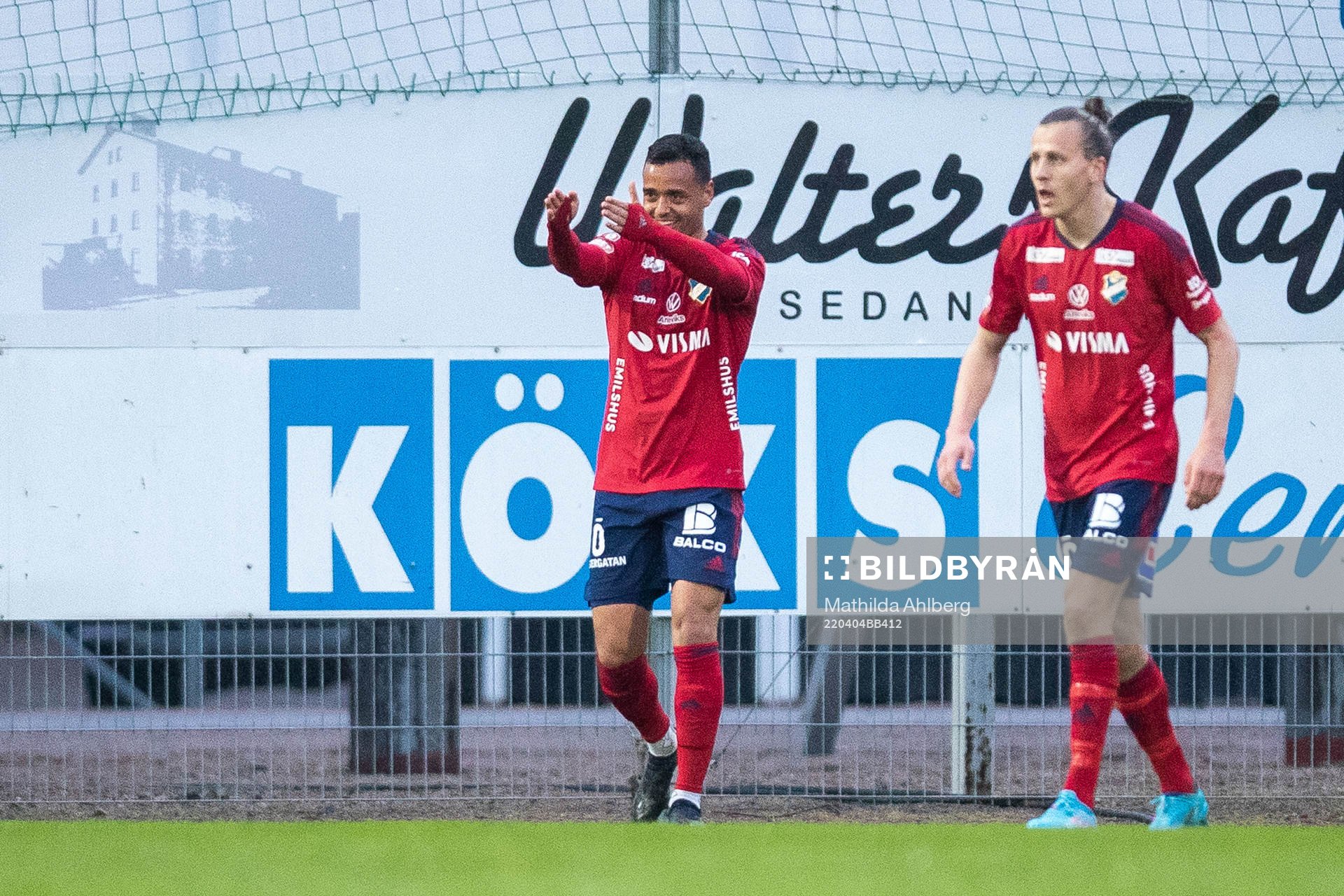 Östers Marc Rochester Sörensen jublar
