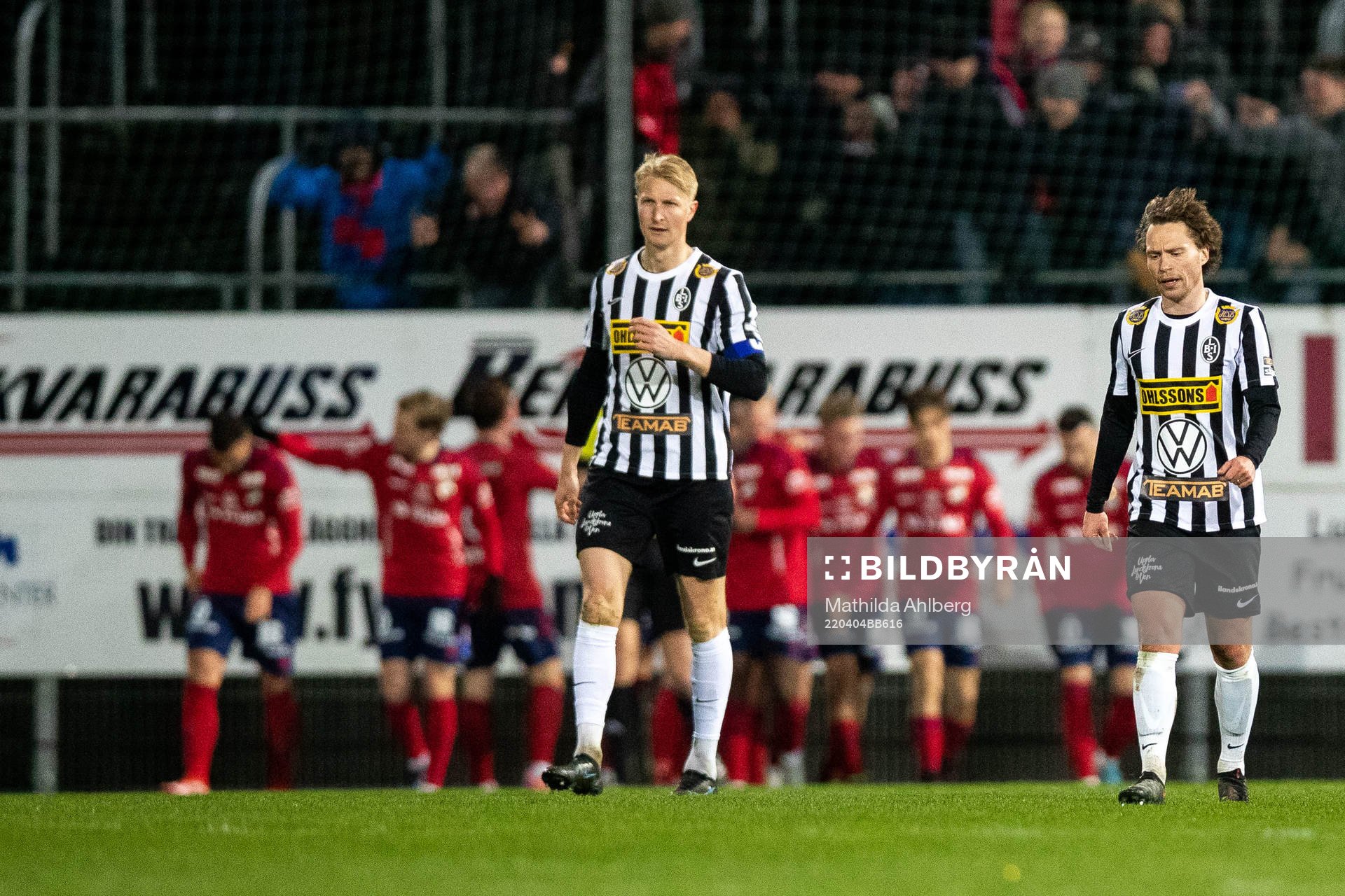 Landskronas Viktor Wihlstrand och Filip Ottosson deppar