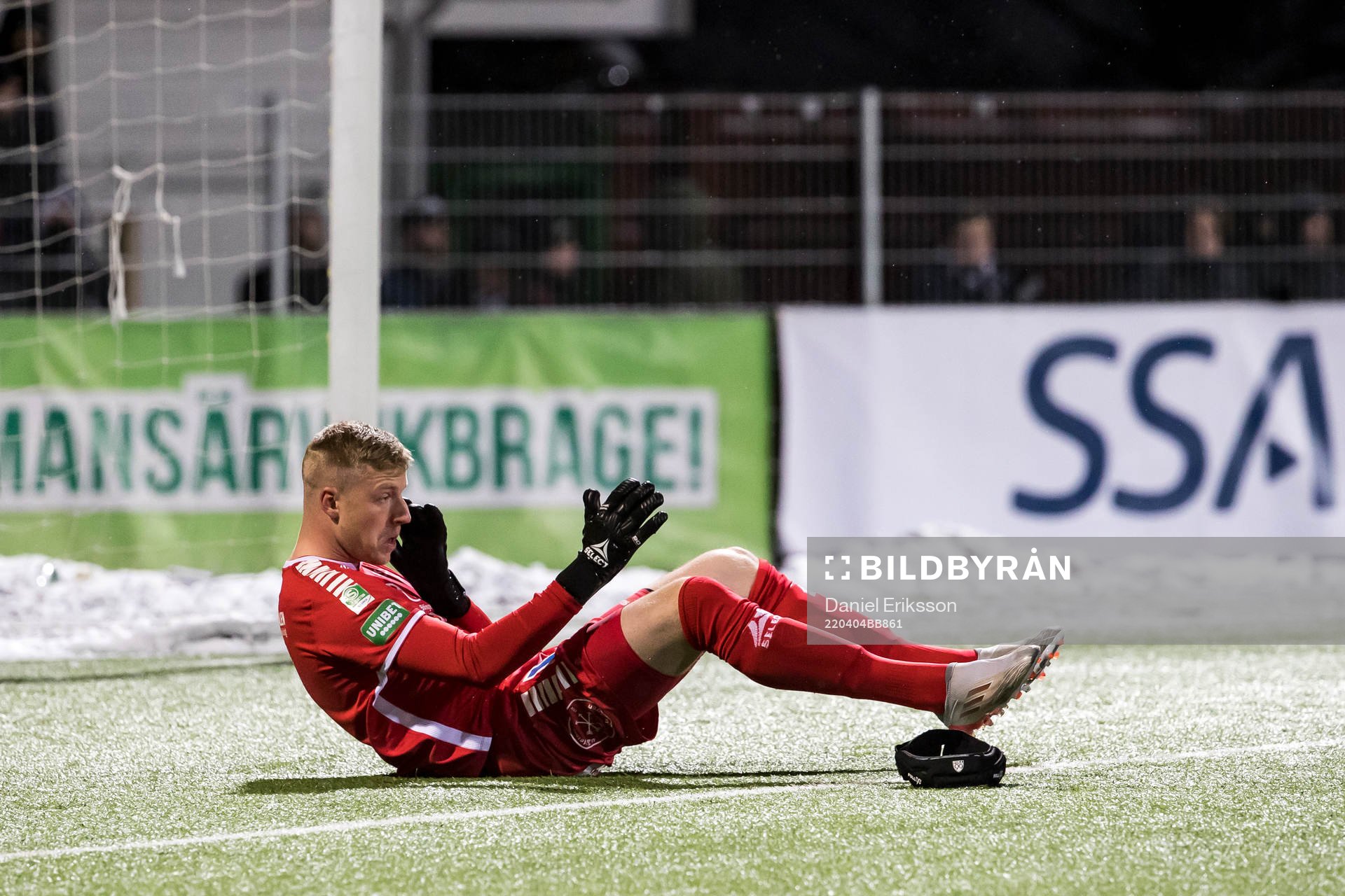 Brages målvakt Viktor Frodig