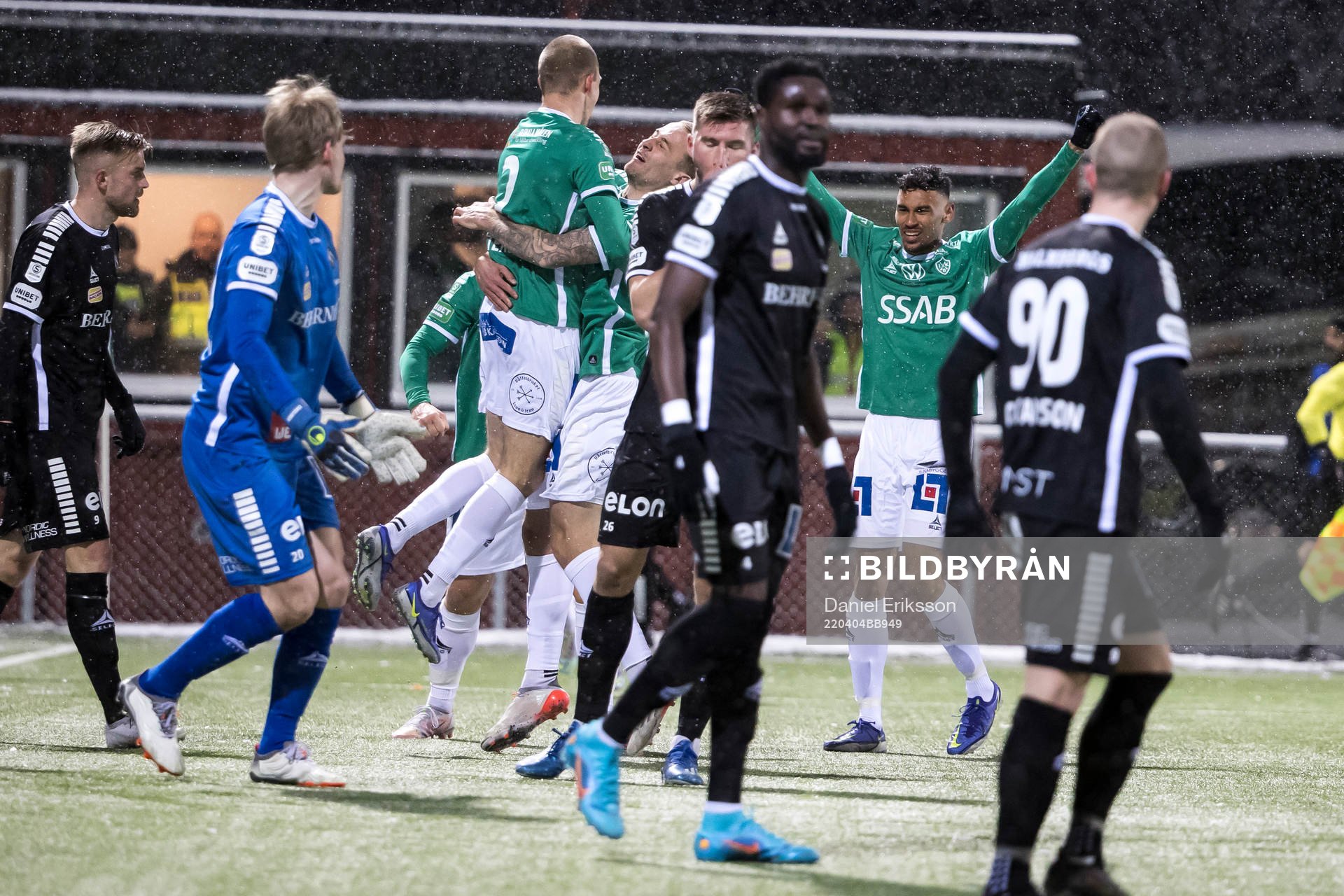 Brages spelarna jublar