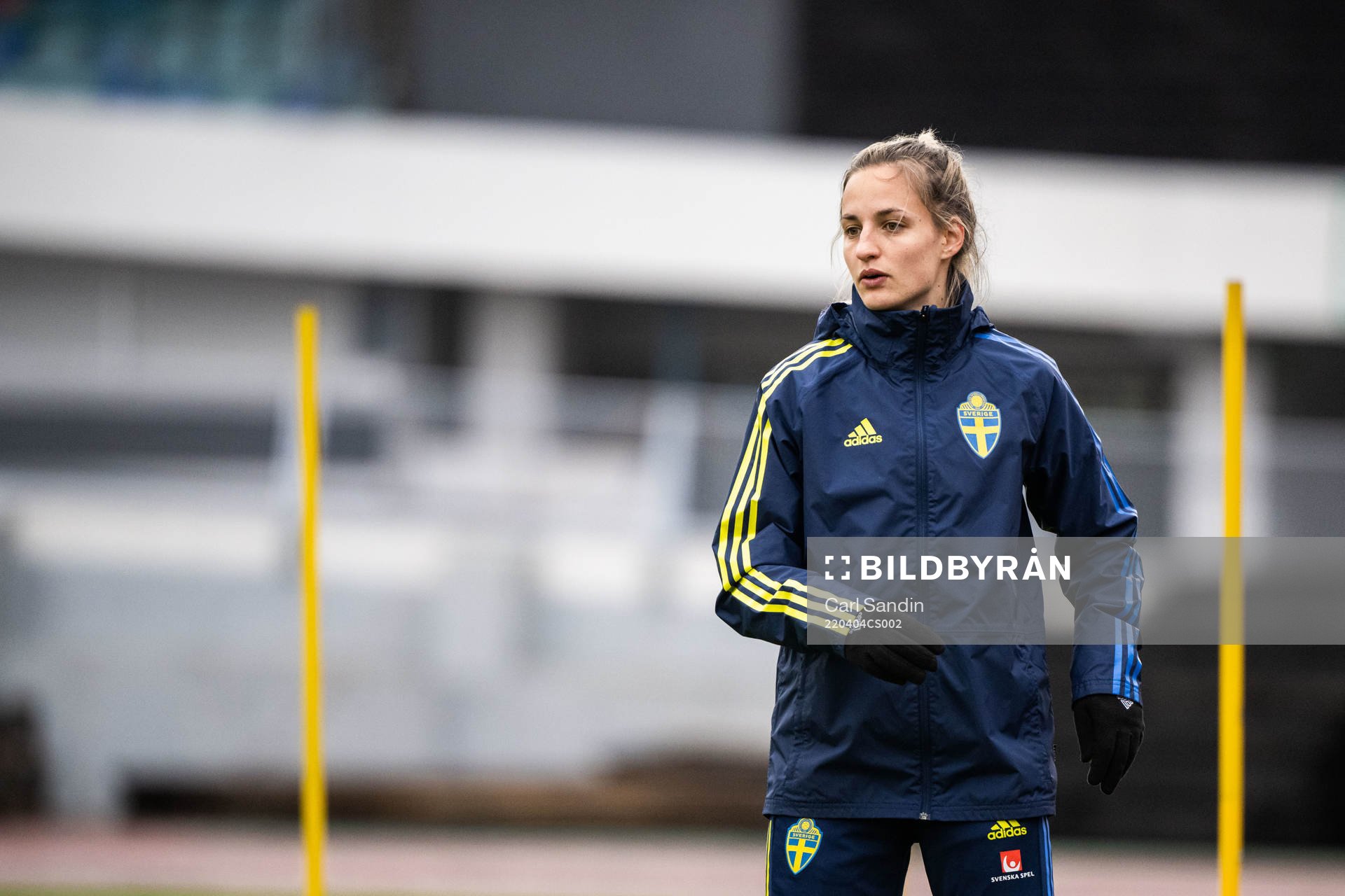 Nathalie Björn of the Swedish women's national football