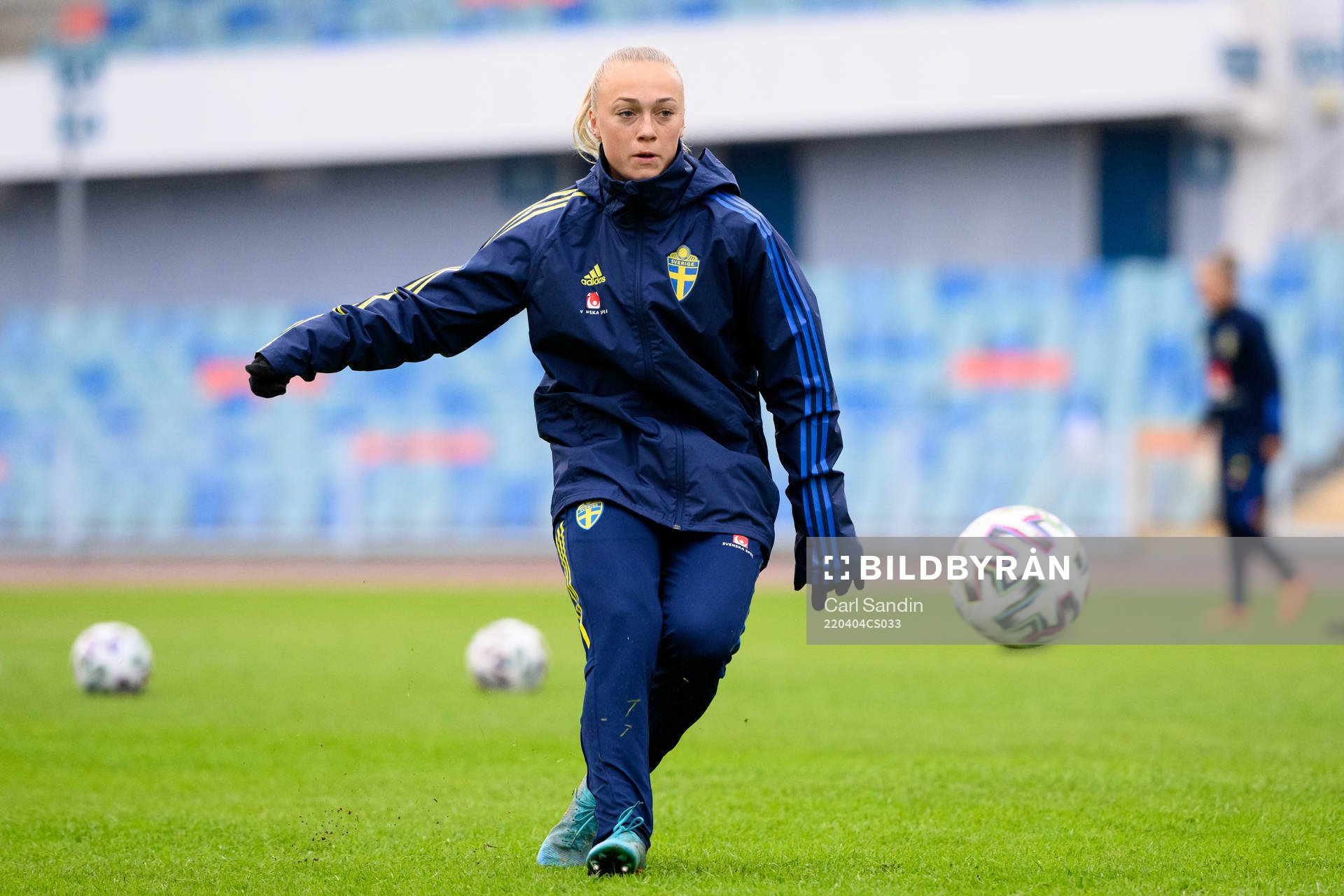 Hanna Bennison of the Swedish women's national football team