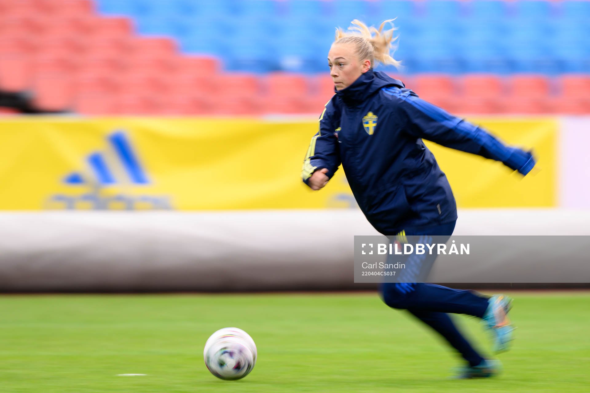 Hanna Bennison of the Swedish women's national football team