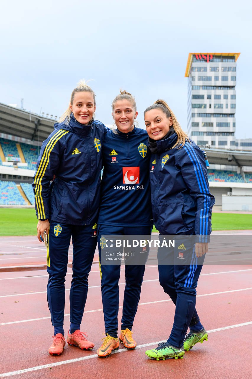 Nathalie Björn, Filippa Angeldahl and Johanna Rytting