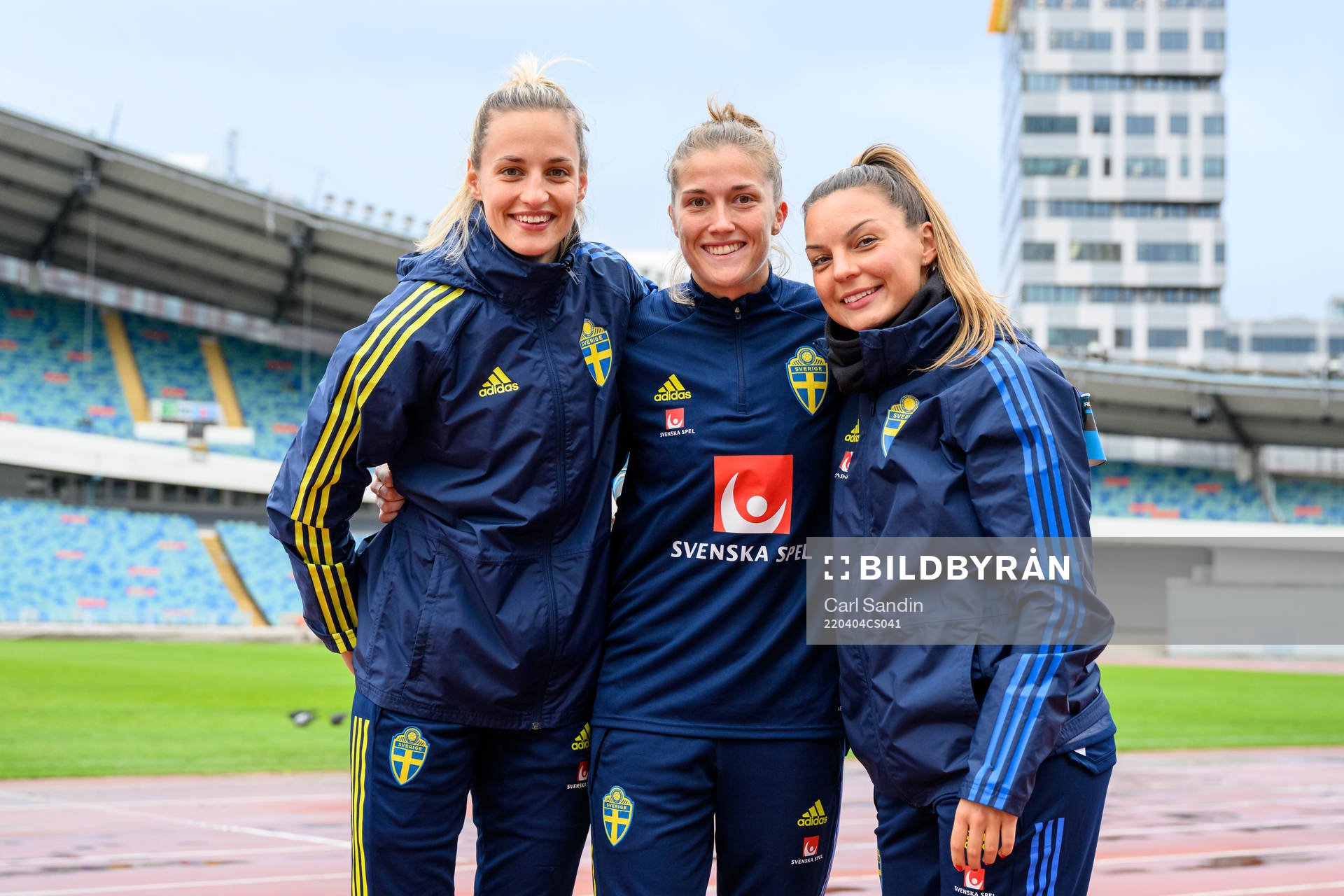 Nathalie Björn, Filippa Angeldahl and Johanna Rytting