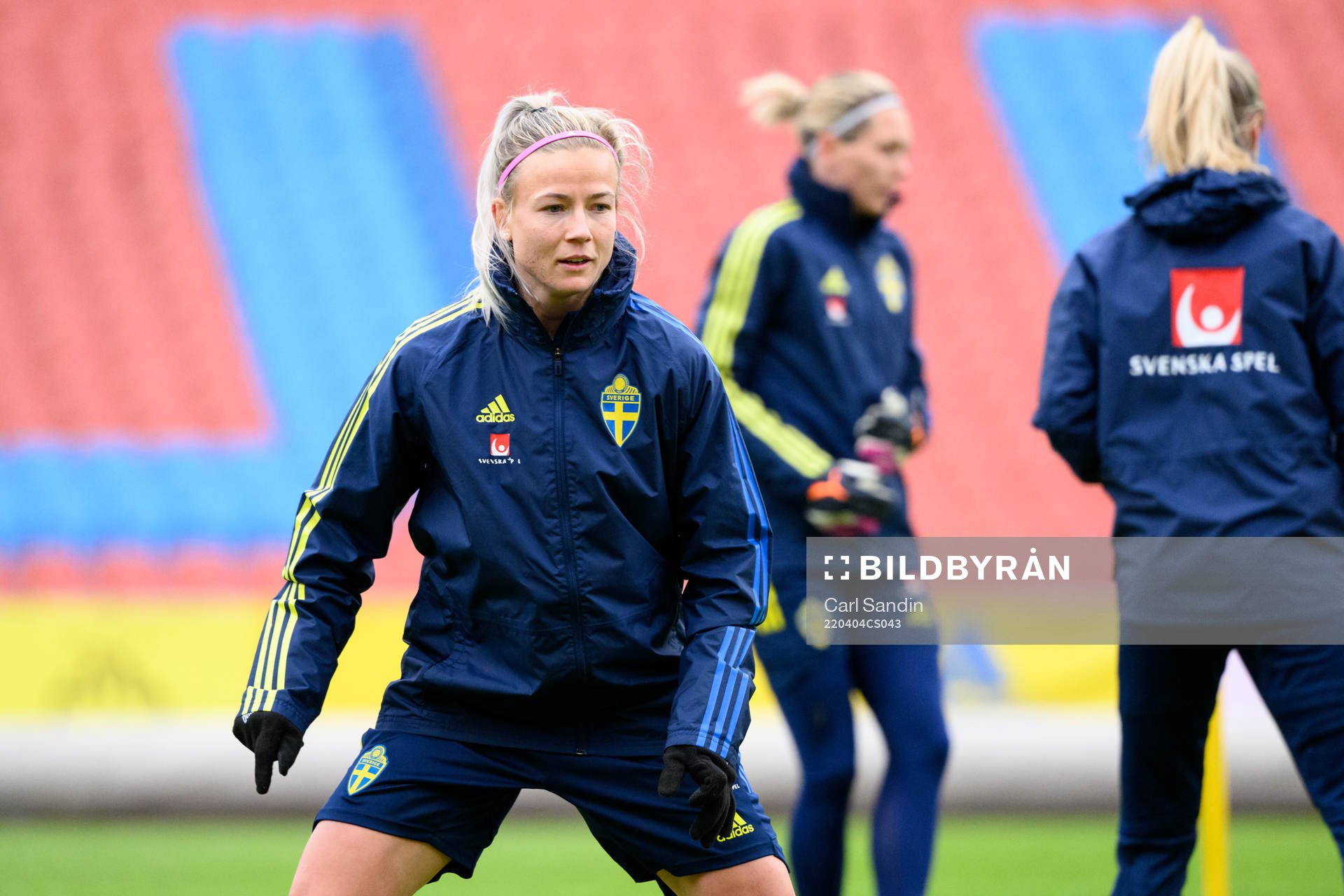 Hanna Glas of the Swedish women's national football team