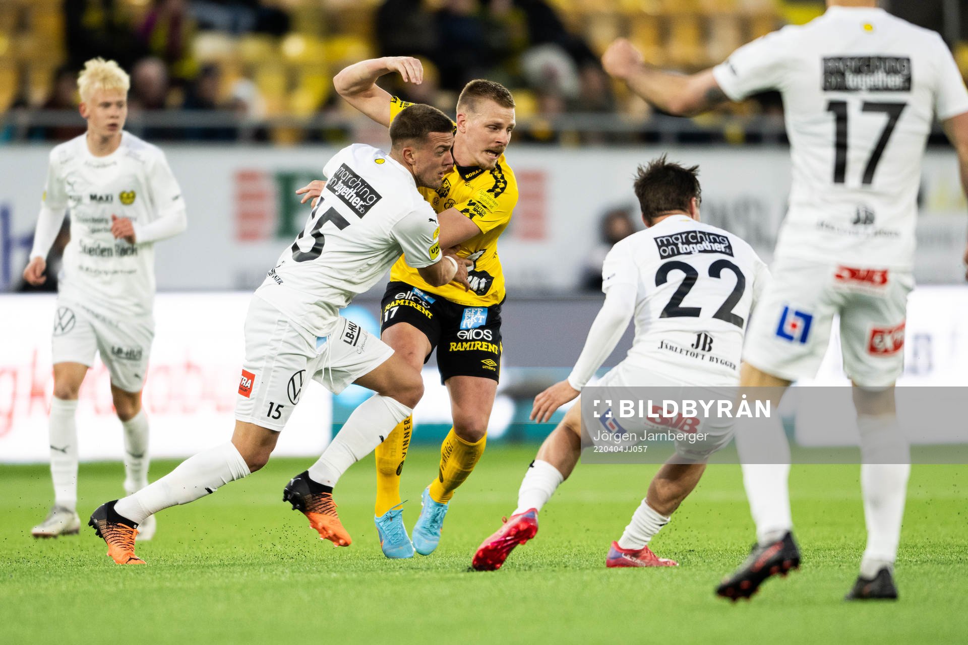 Mjällbys Ivan Kričak och Elfsborgs Per Frick