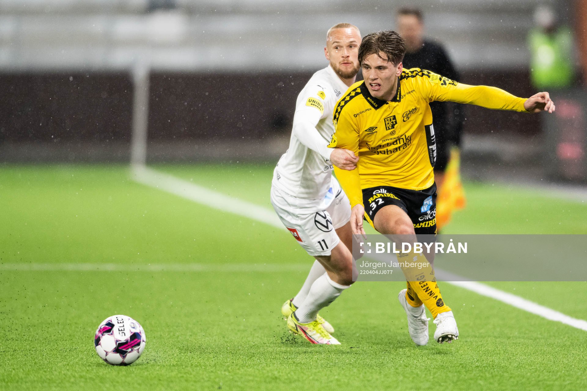 Mjällbys Adam Ståhl och Elfsborgs Oliver Zandén