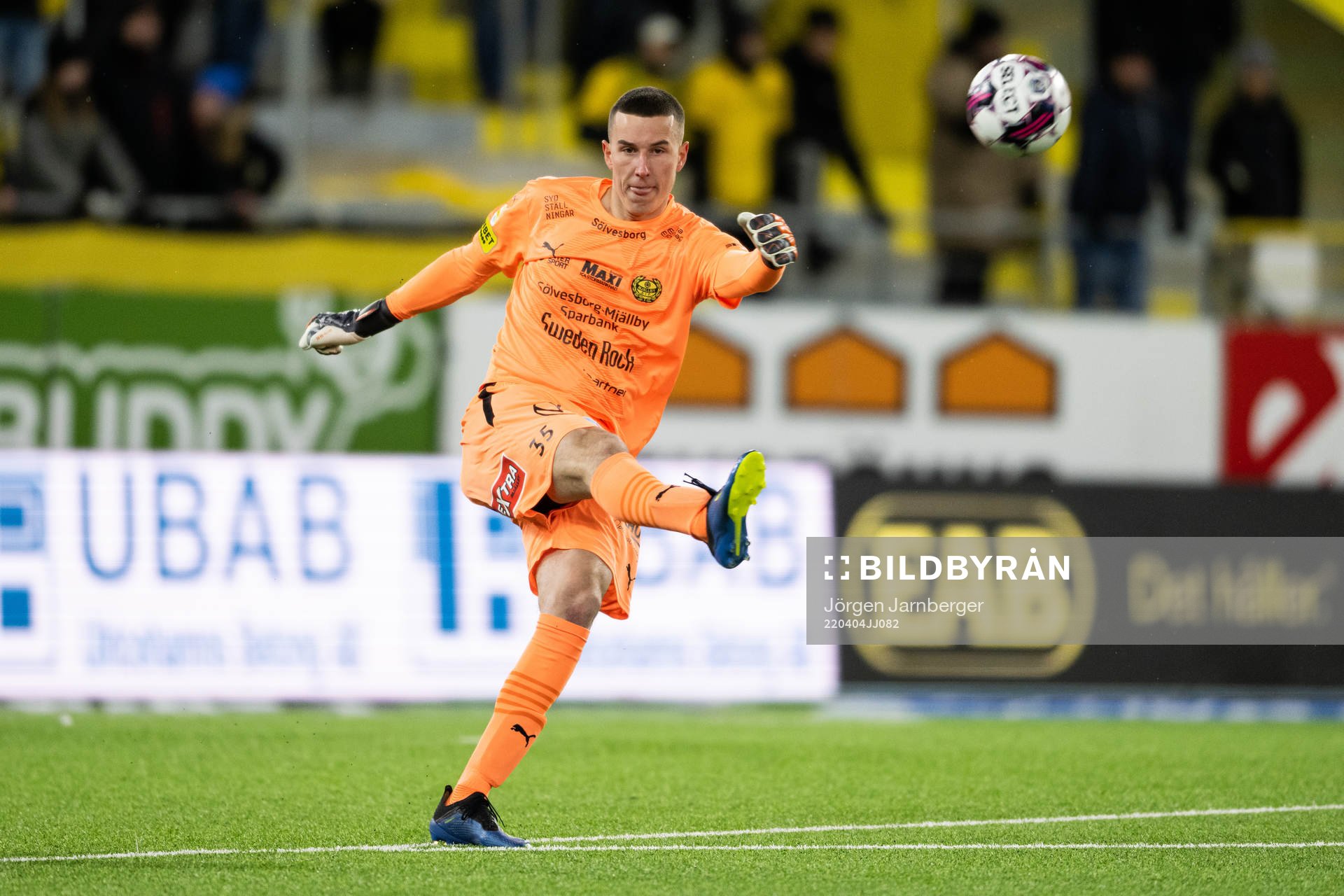 Mjällbys målvakt Samuel Brolin
