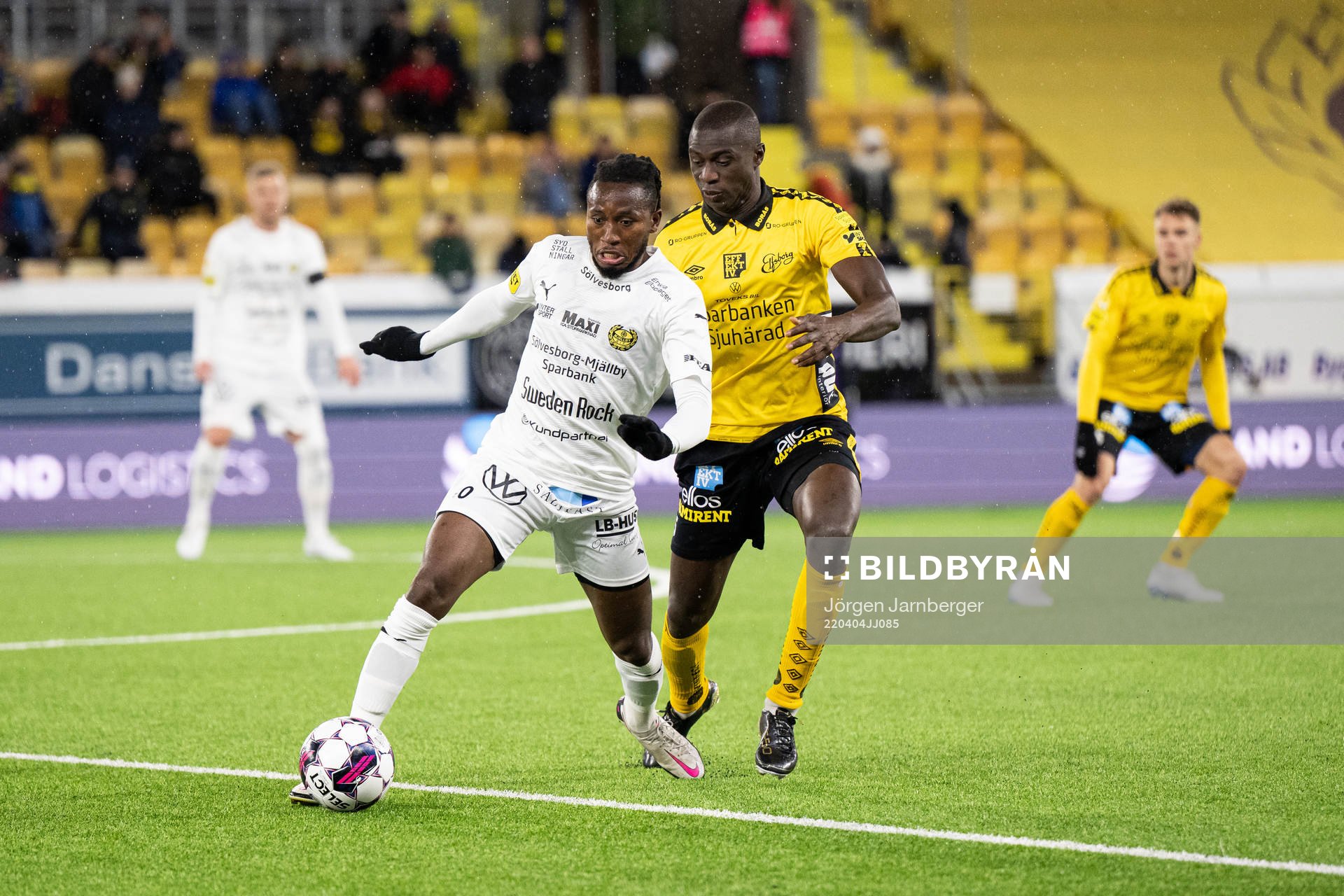 Mjällbys Mamudu Moro och Elfsborgs Maudo Lamine Jarjué