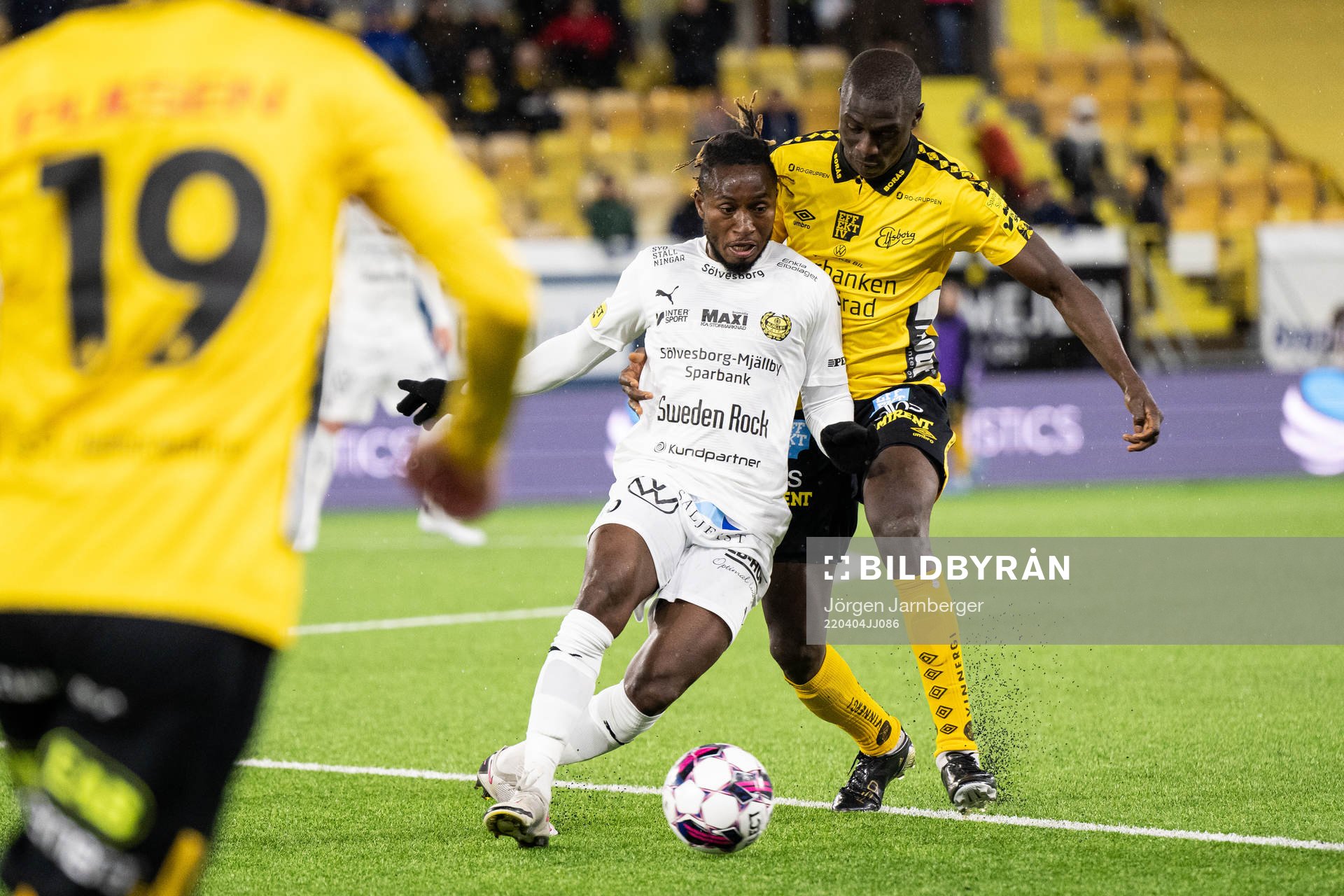 Mjällbys Mamudu Moro och Elfsborgs Maudo Lamine Jarjué