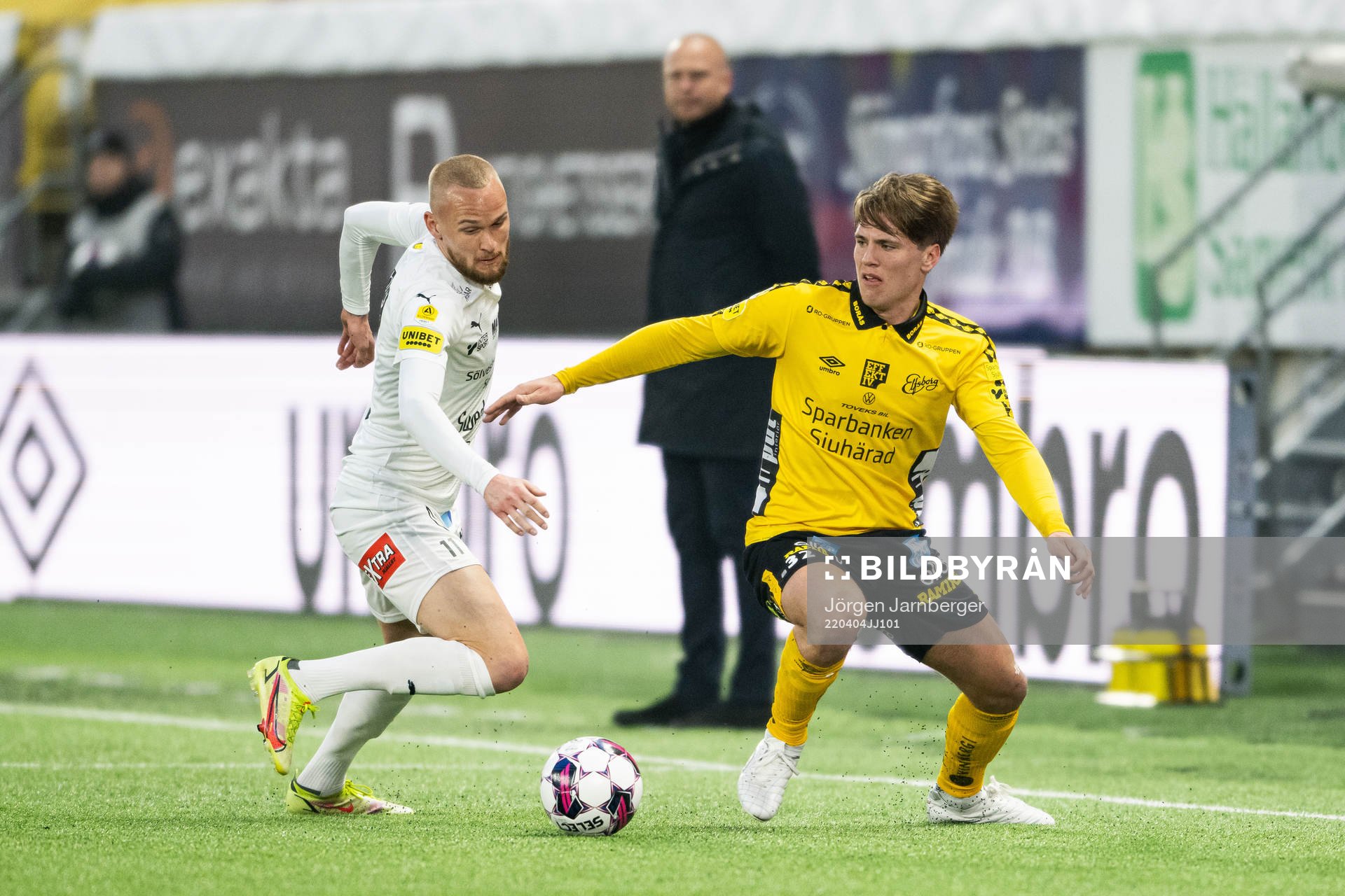 Mjällbys Adam Ståhl och Elfsborgs Oliver Zandén