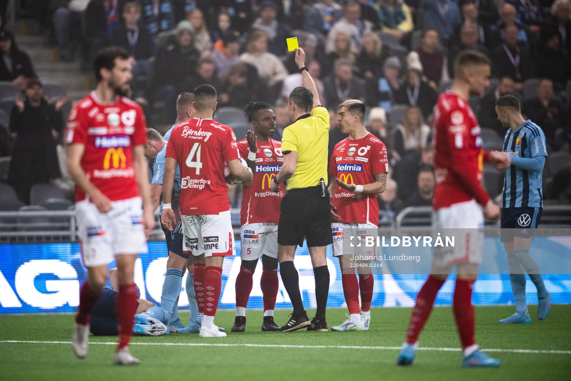 Degerfors Joseph-Claude Agyeman Gyau får varning