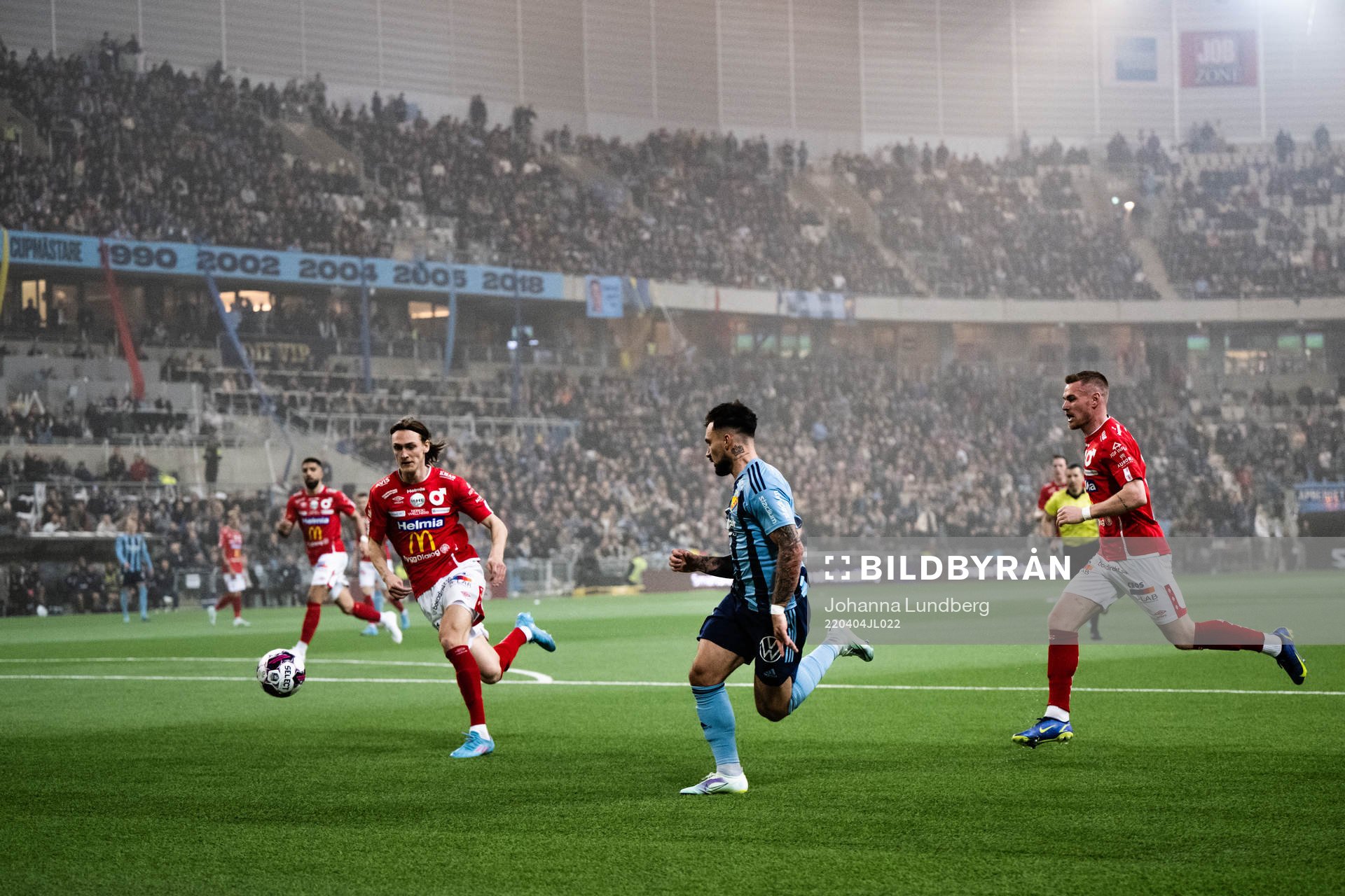 Degerfors Gustav Granath och Djurgårdens Sead Haksabanovic