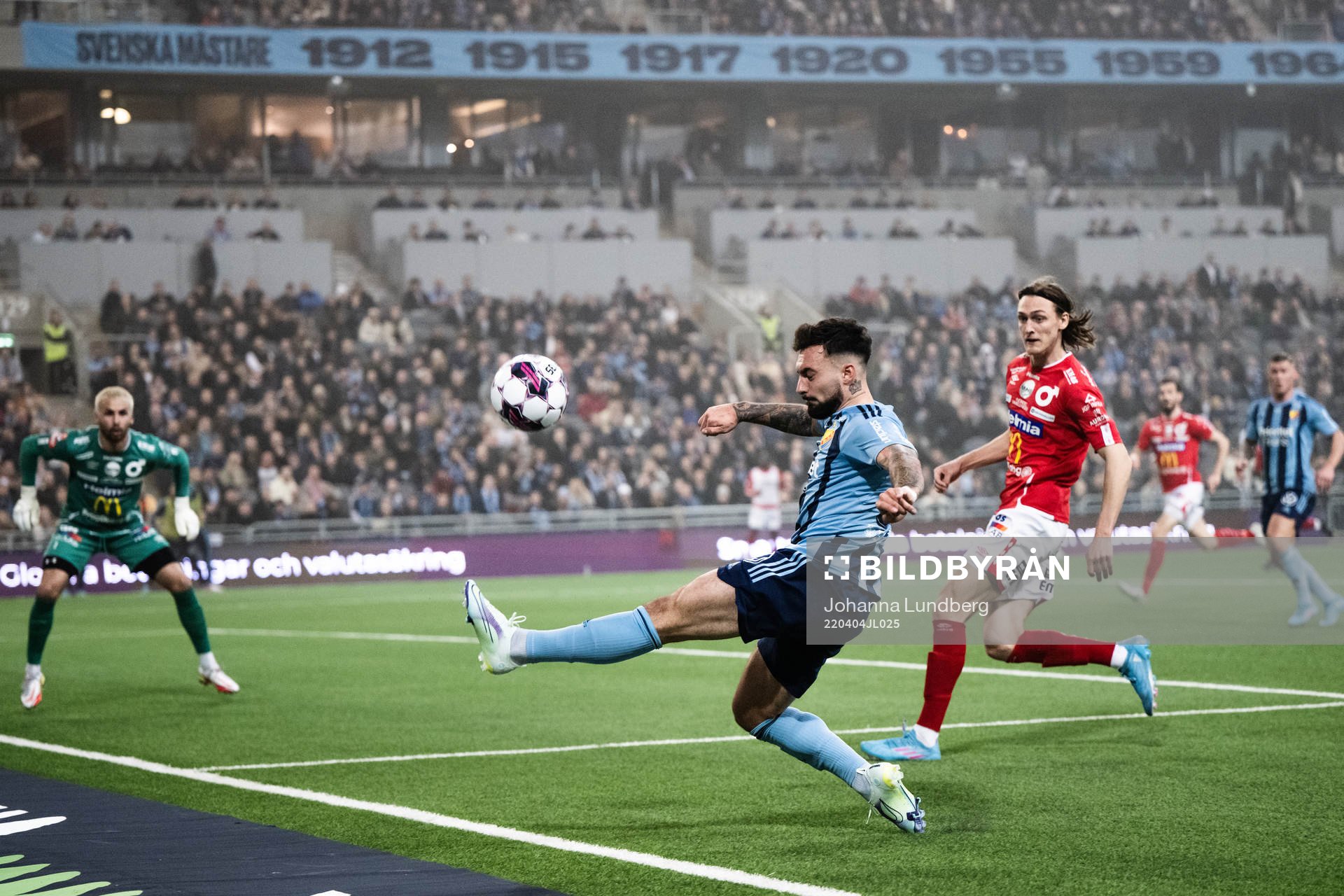 uDjurgårdens Sead Haksabanovic och Degerfors Gustav