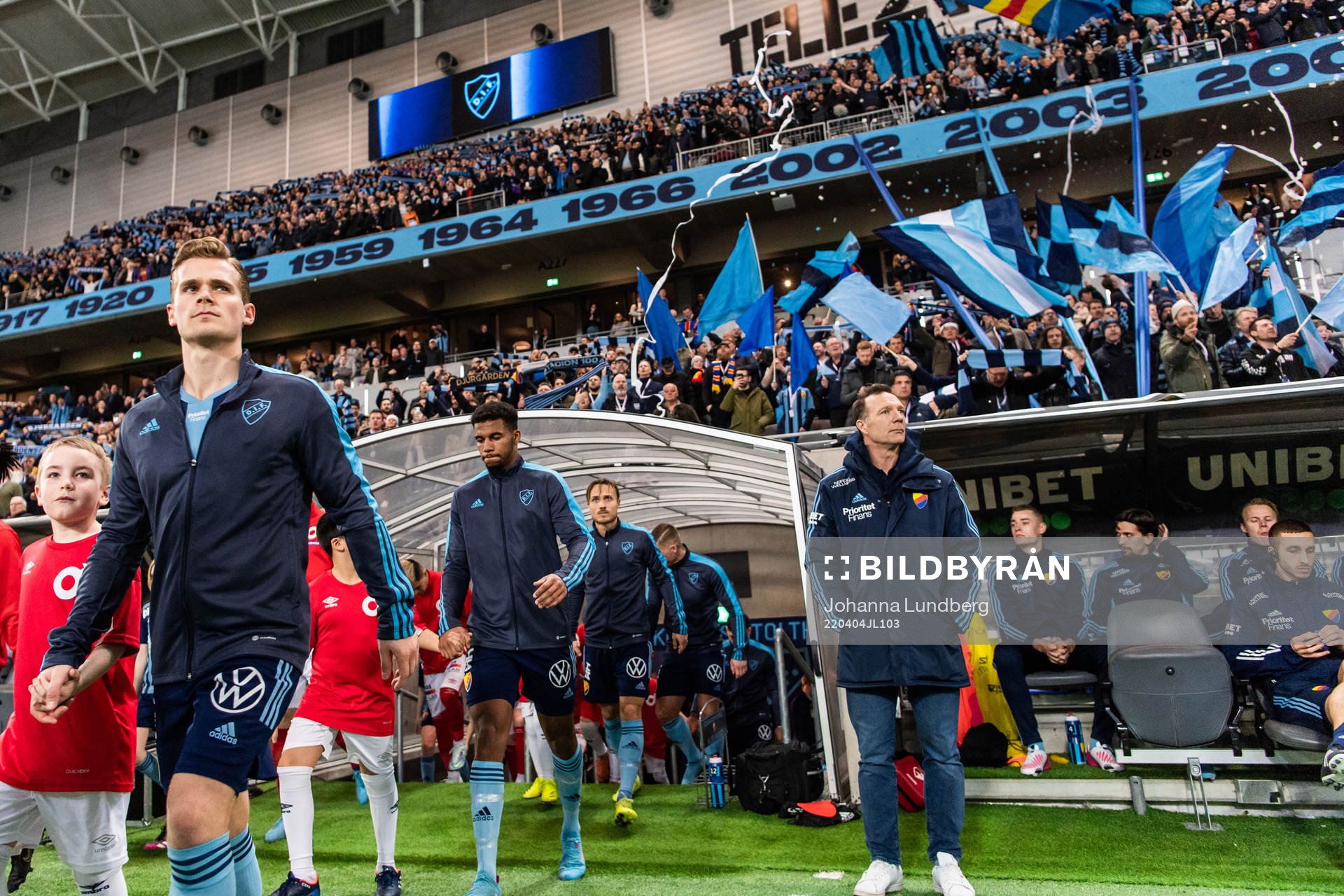 Djurgårdens Hampus Finndell och Isak Hien