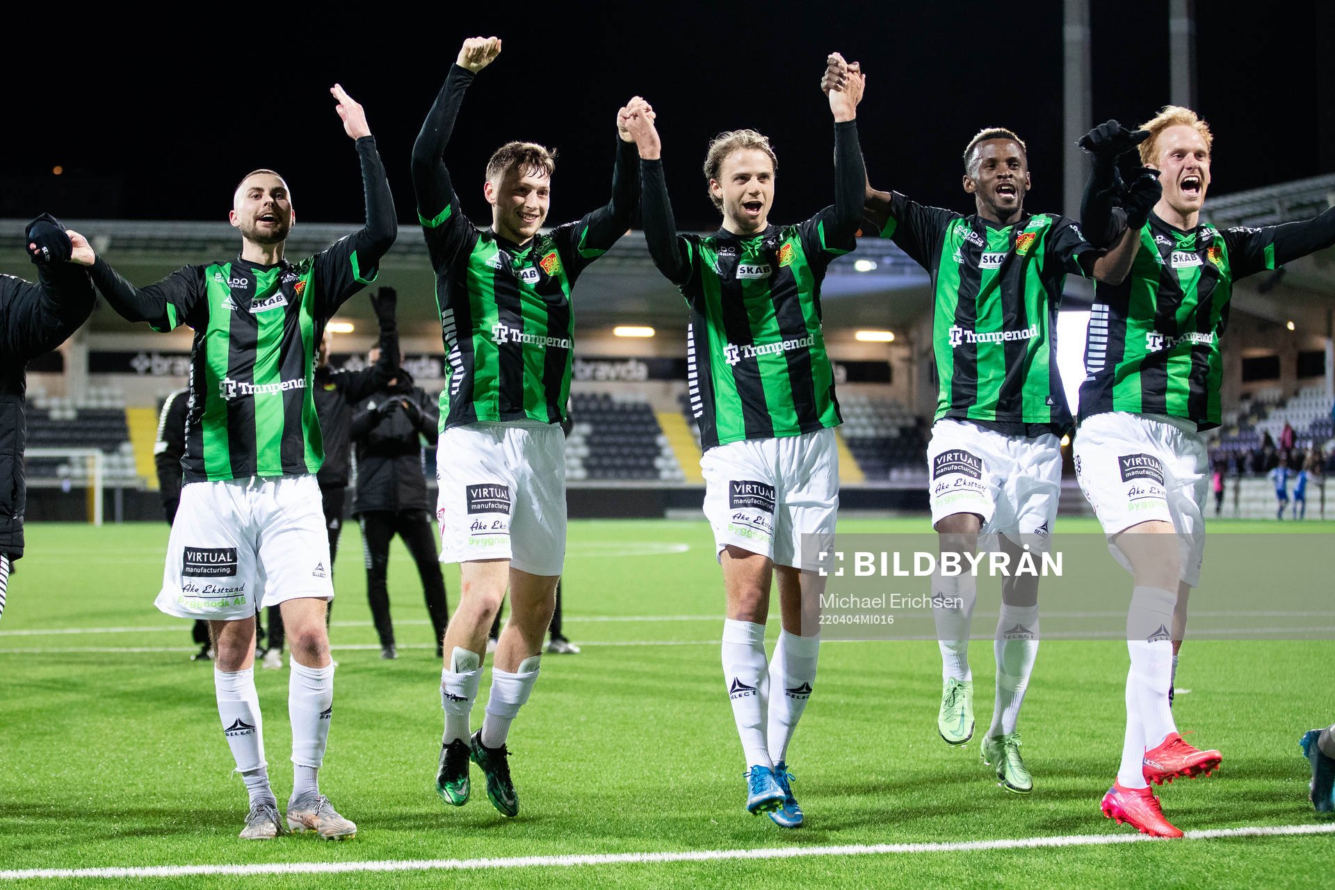 GAIS spelare jublar
