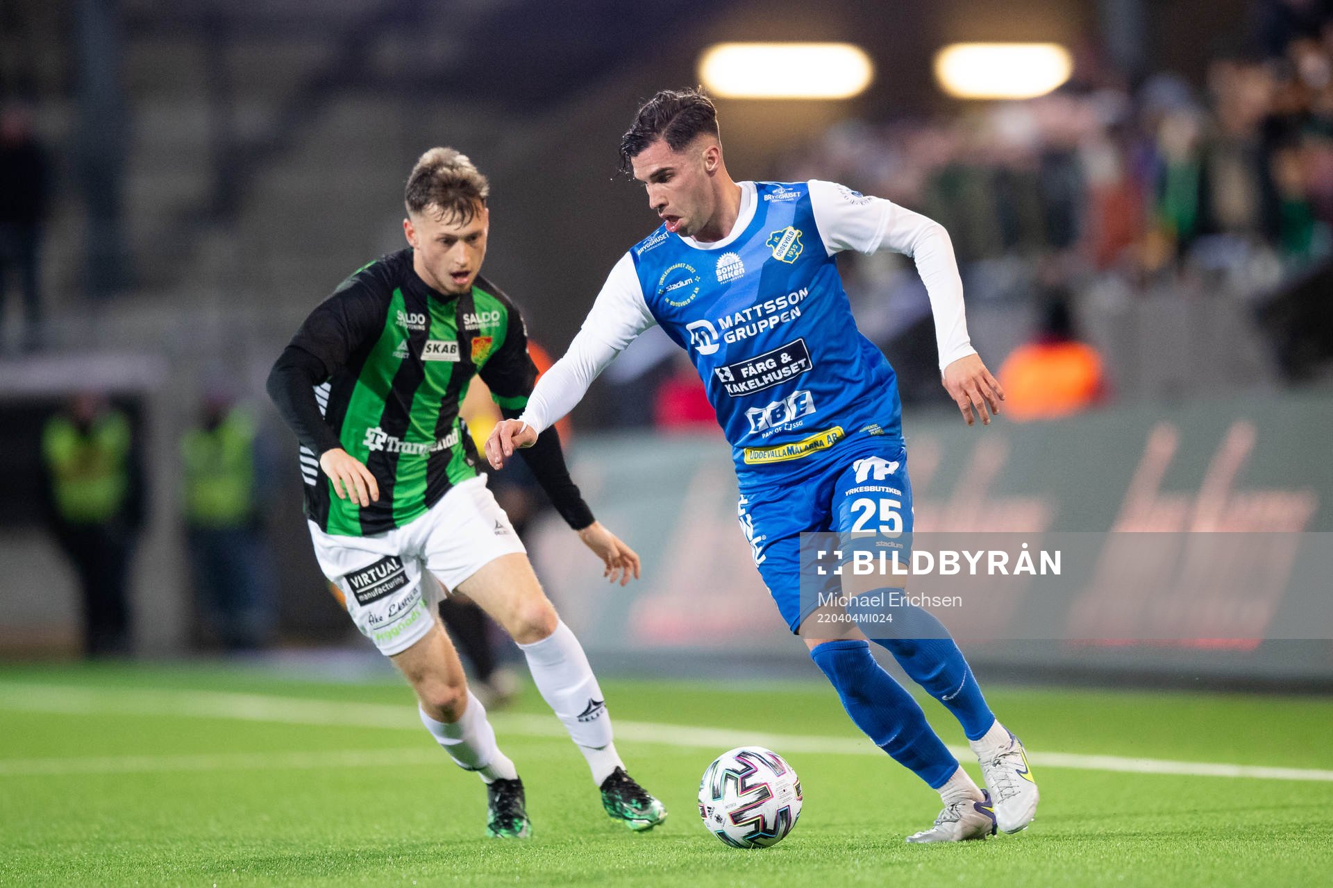 GAIS Ben Morris och Oddevolds Kenan Mehovic