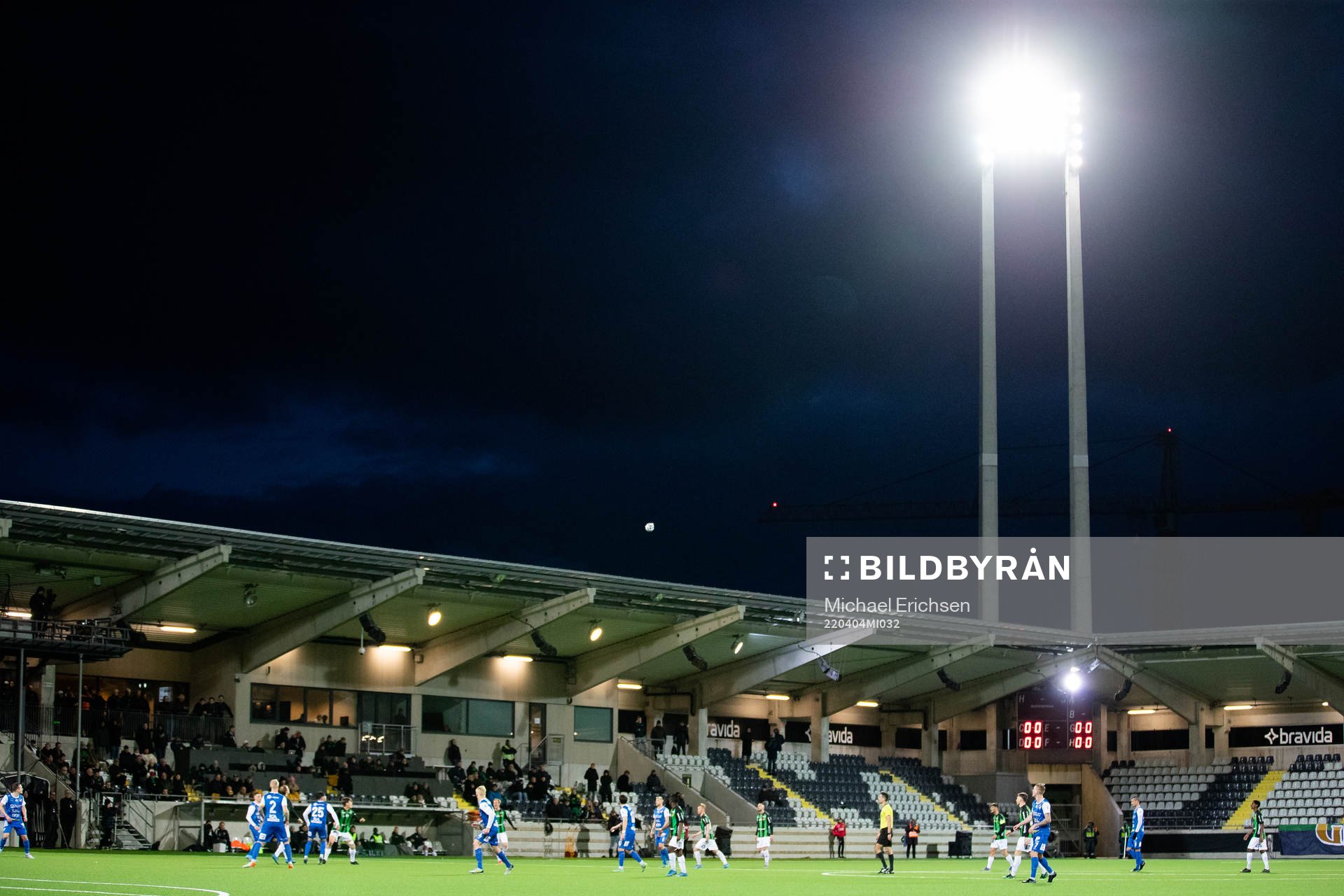 Vy över Bravida Arena