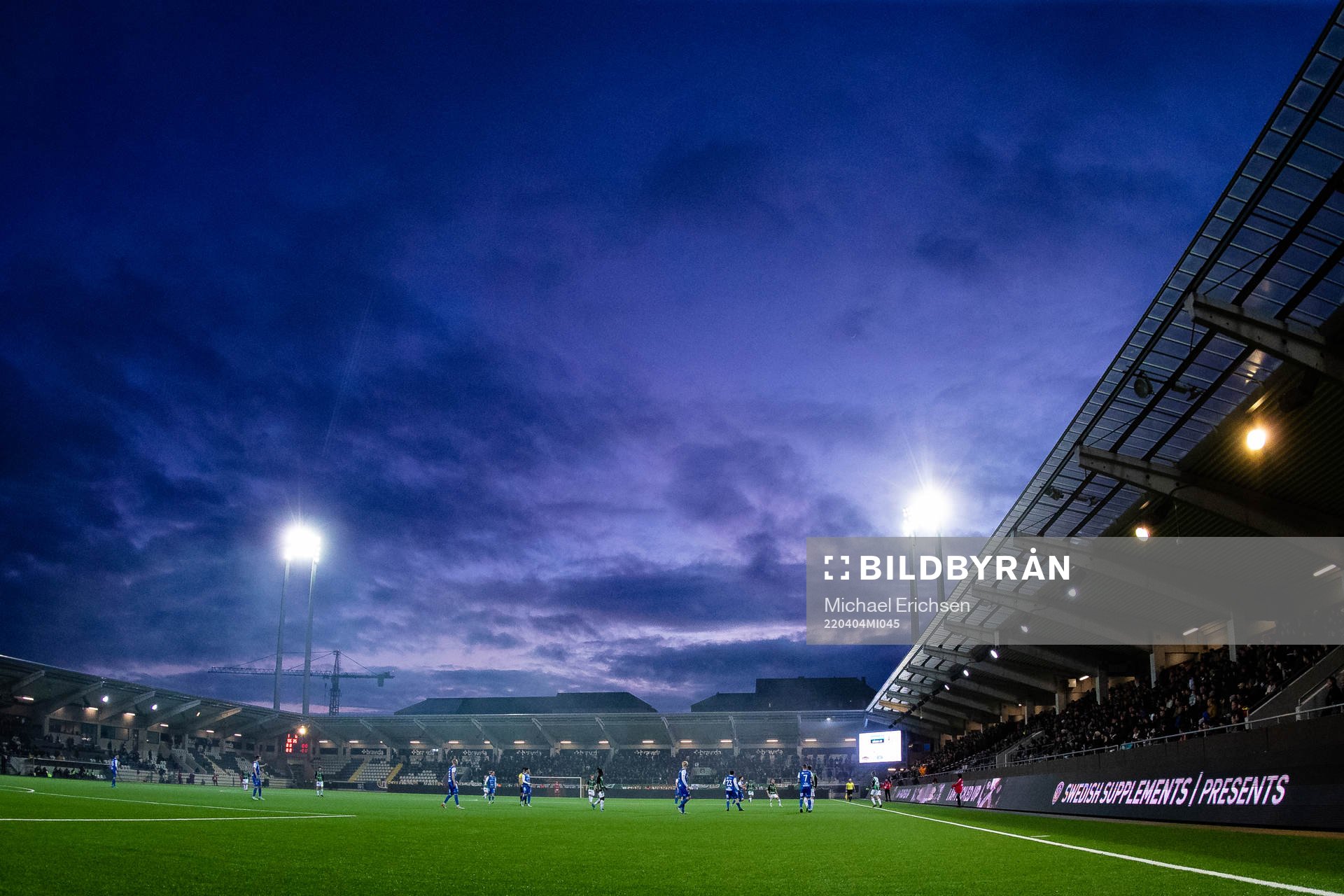 Vy över Bravida Arena