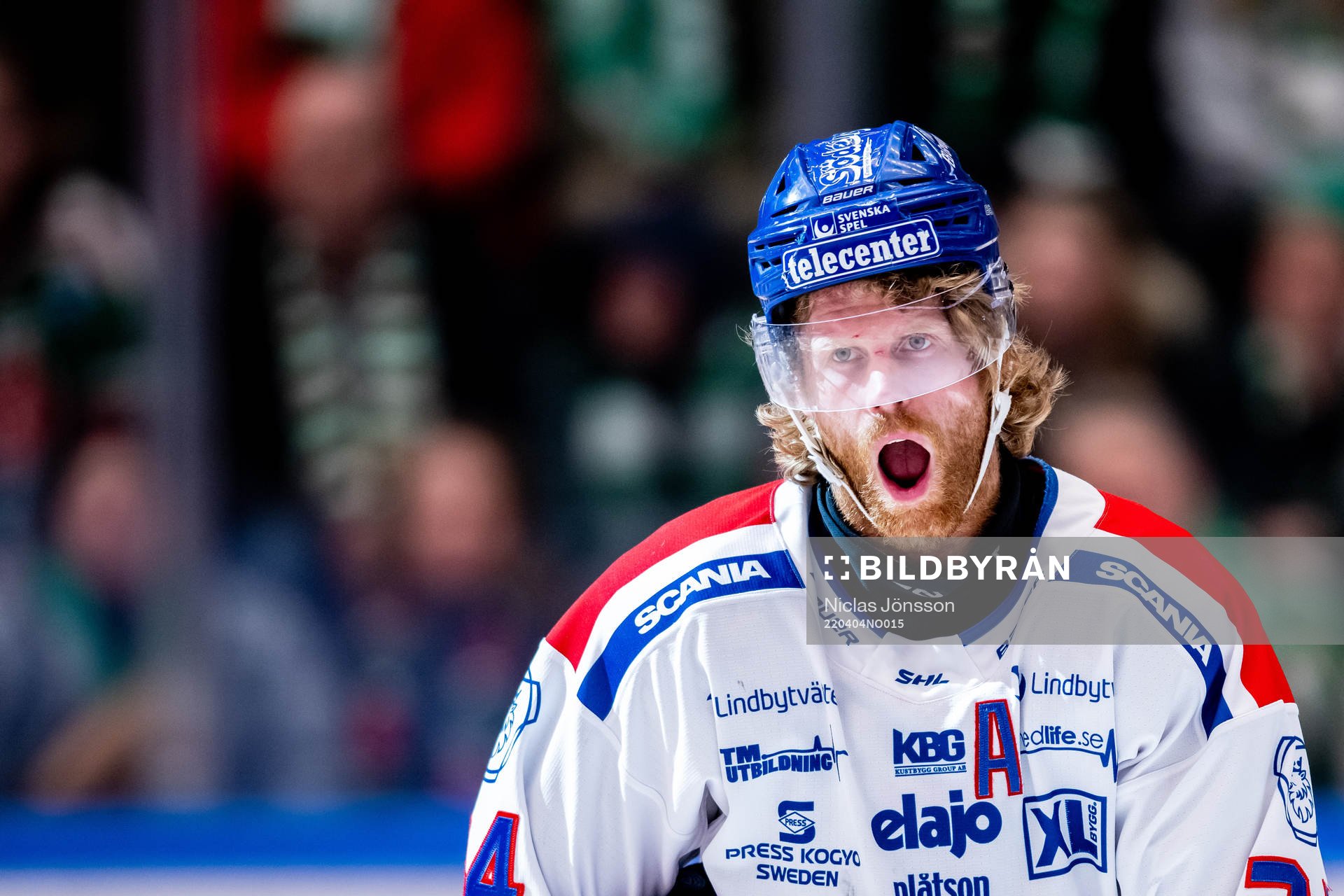 Oskarshamns Philip Samuelsson har ont