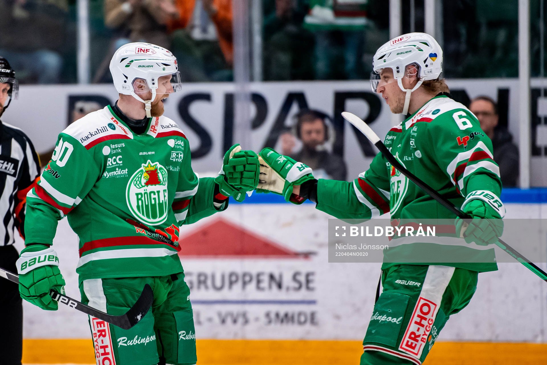 Rögles Ted Brithén  jublar