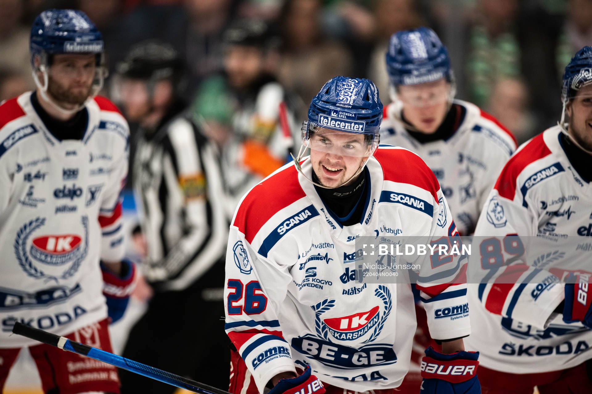 Oskarshamns Lukas Pilö jublar