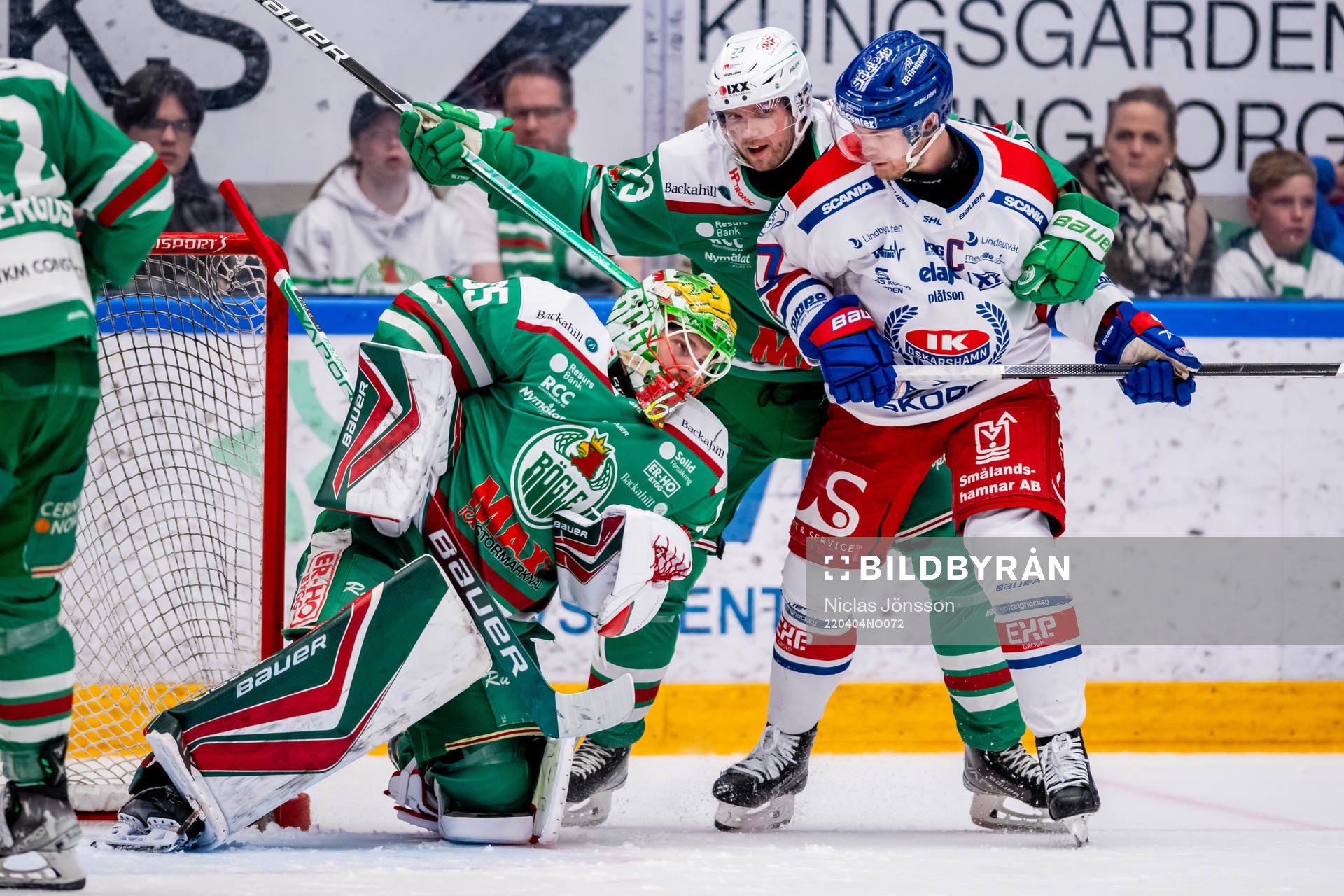 Rögles målvakt Christoffer Rifalk och Valtteri