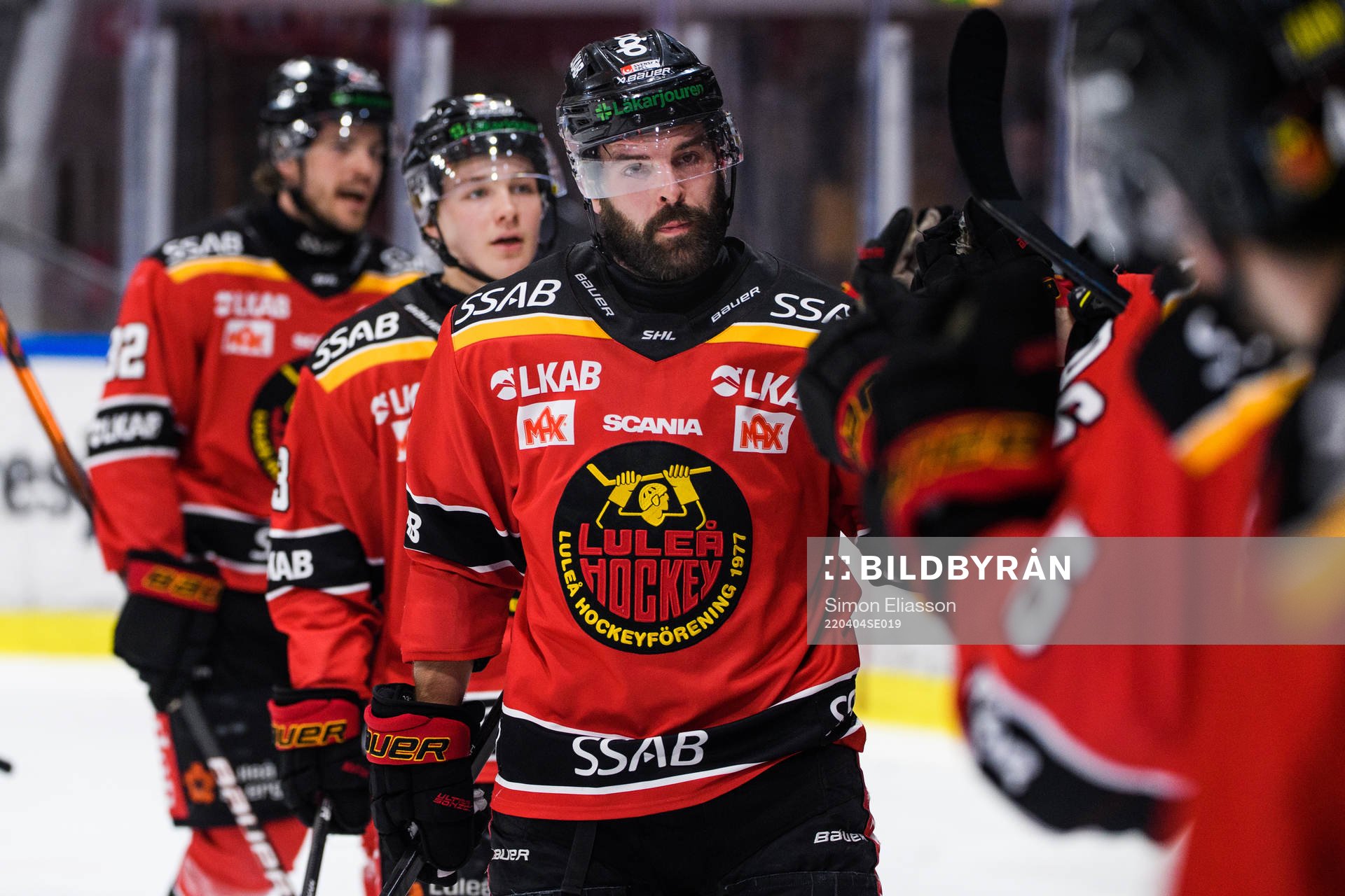 Luleås Linus Fröberg jublar