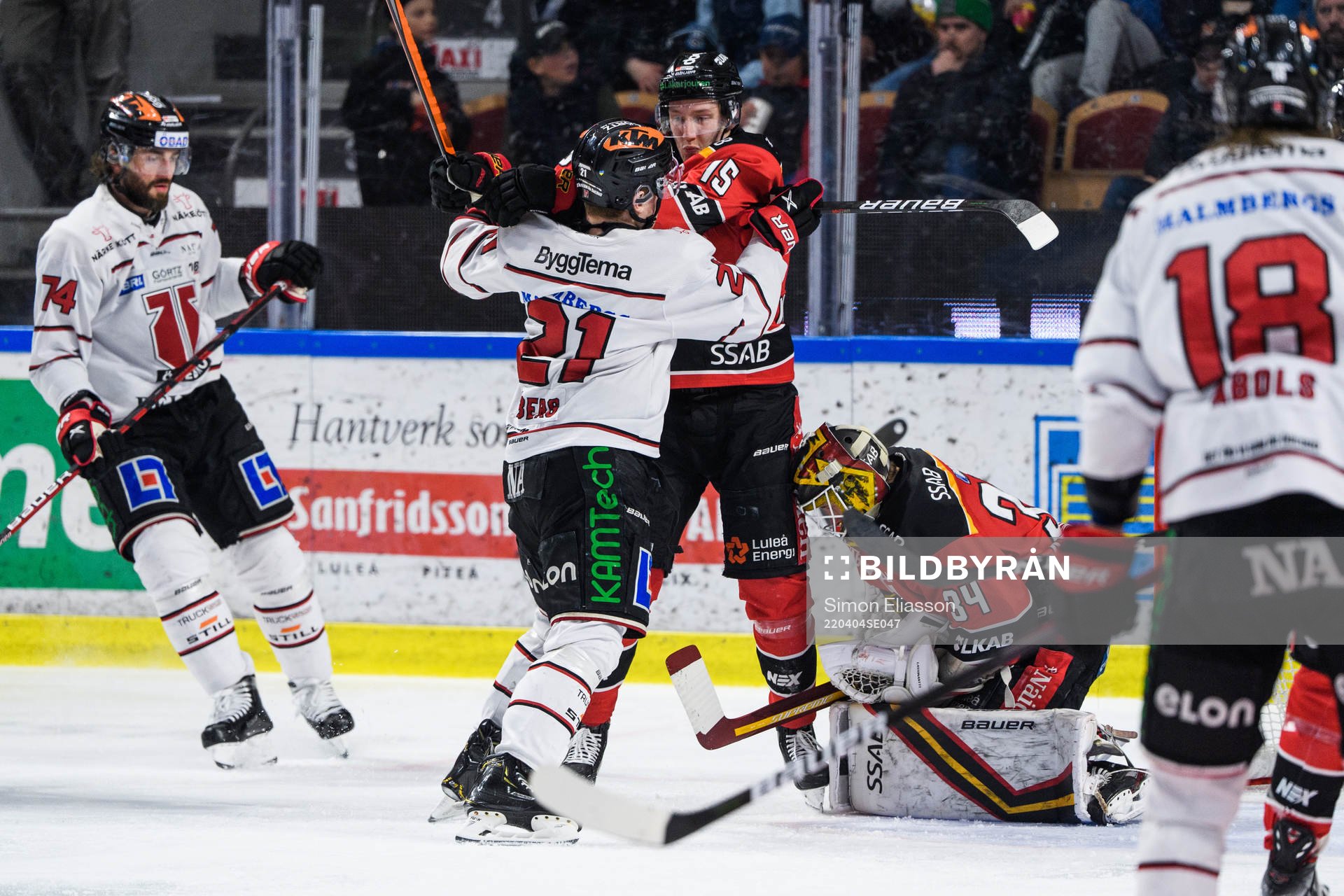 Örebros Linus Öberg och Luleås Carl Mattsson