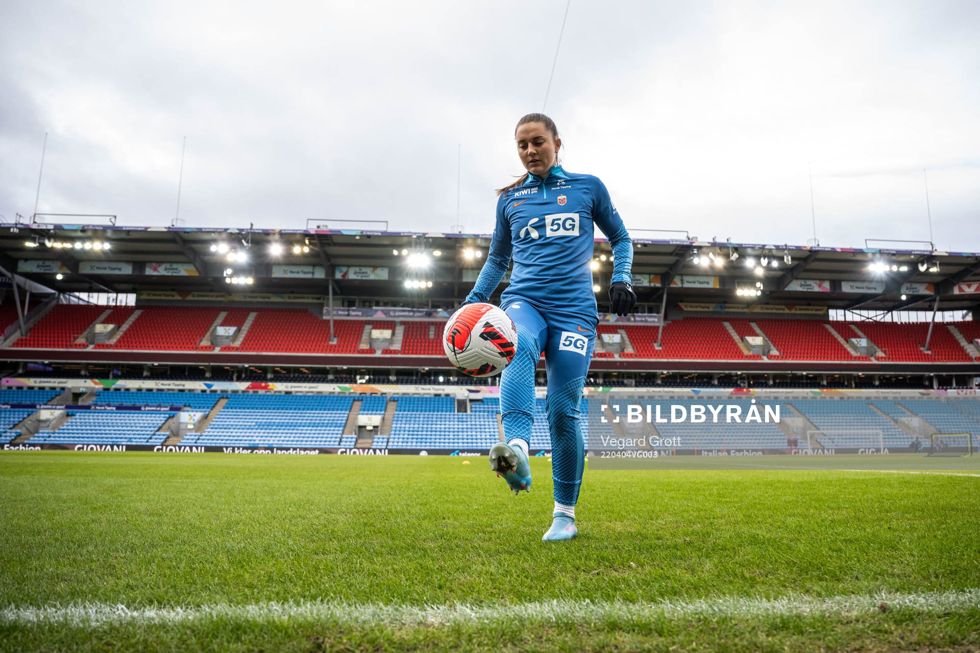 Vilde Bøe Risa of the Norwegian women's national football