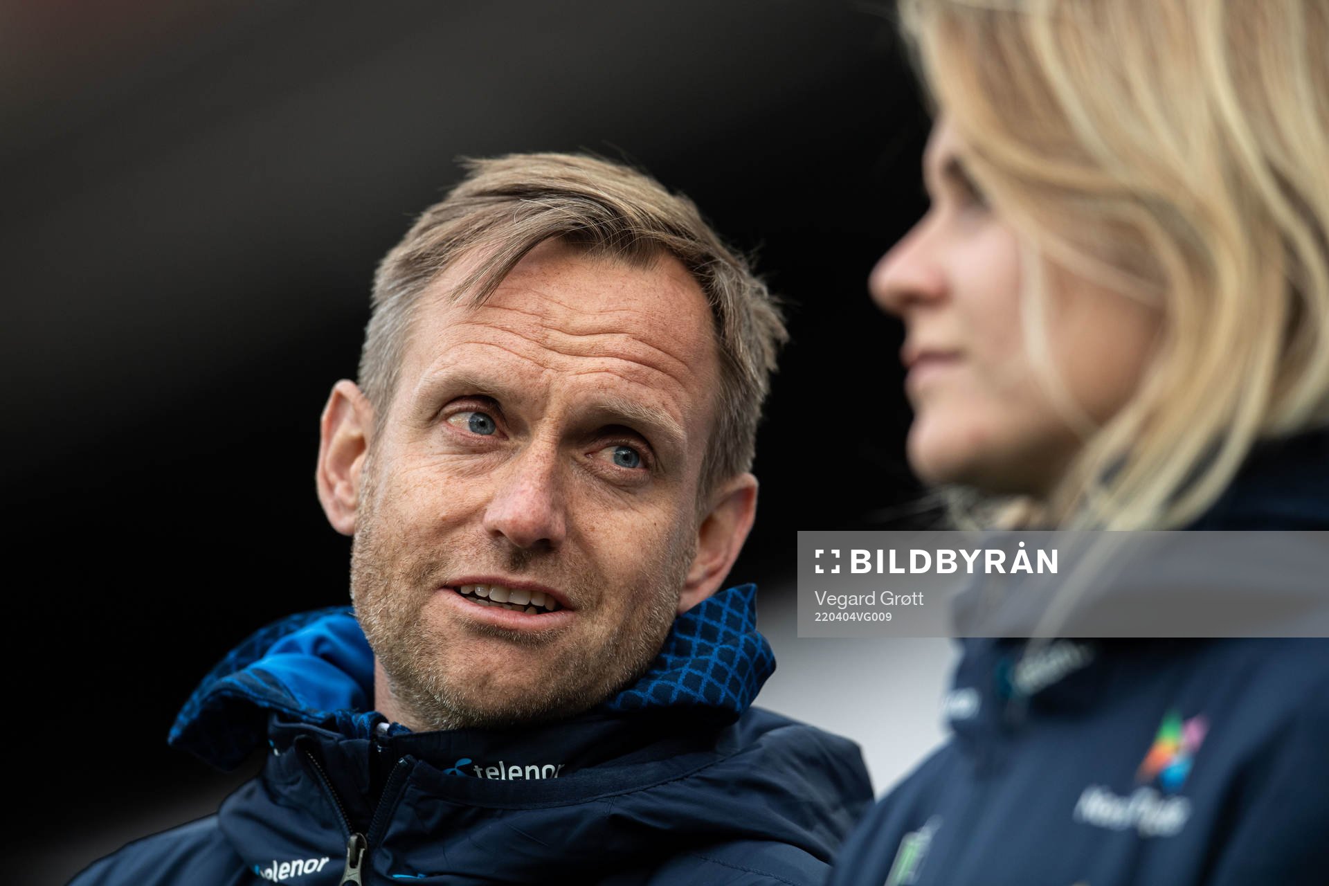Martin Sjögren, head coach and Ada Hegerberg of the