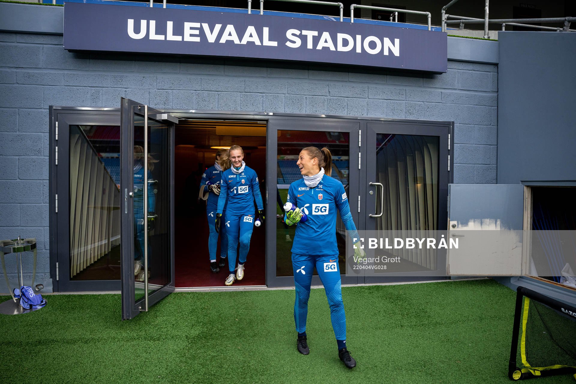 Goalkeeper Sunniva Skoglund and goalkeeper Cecilie