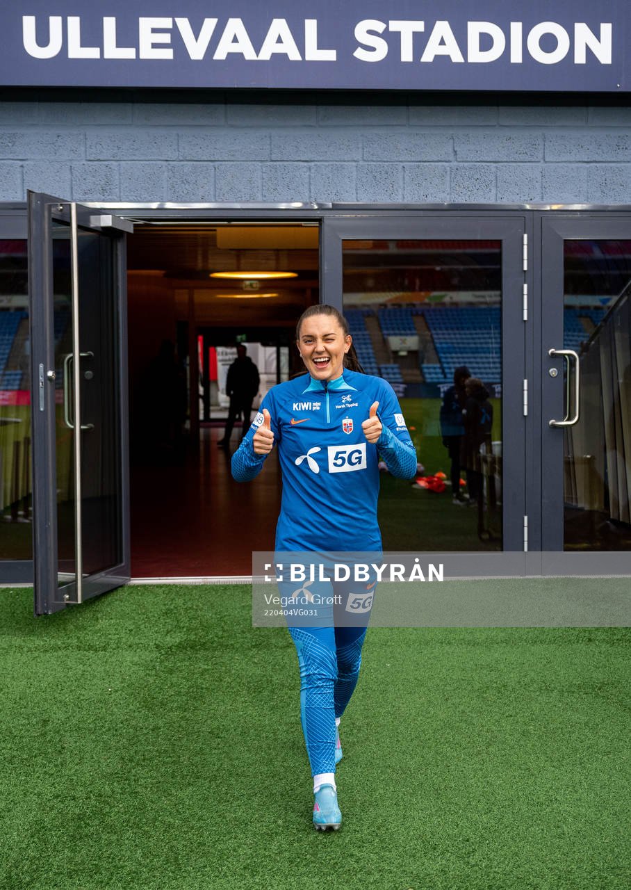 Vilde Bøe Risa of the Norwegian women's national football