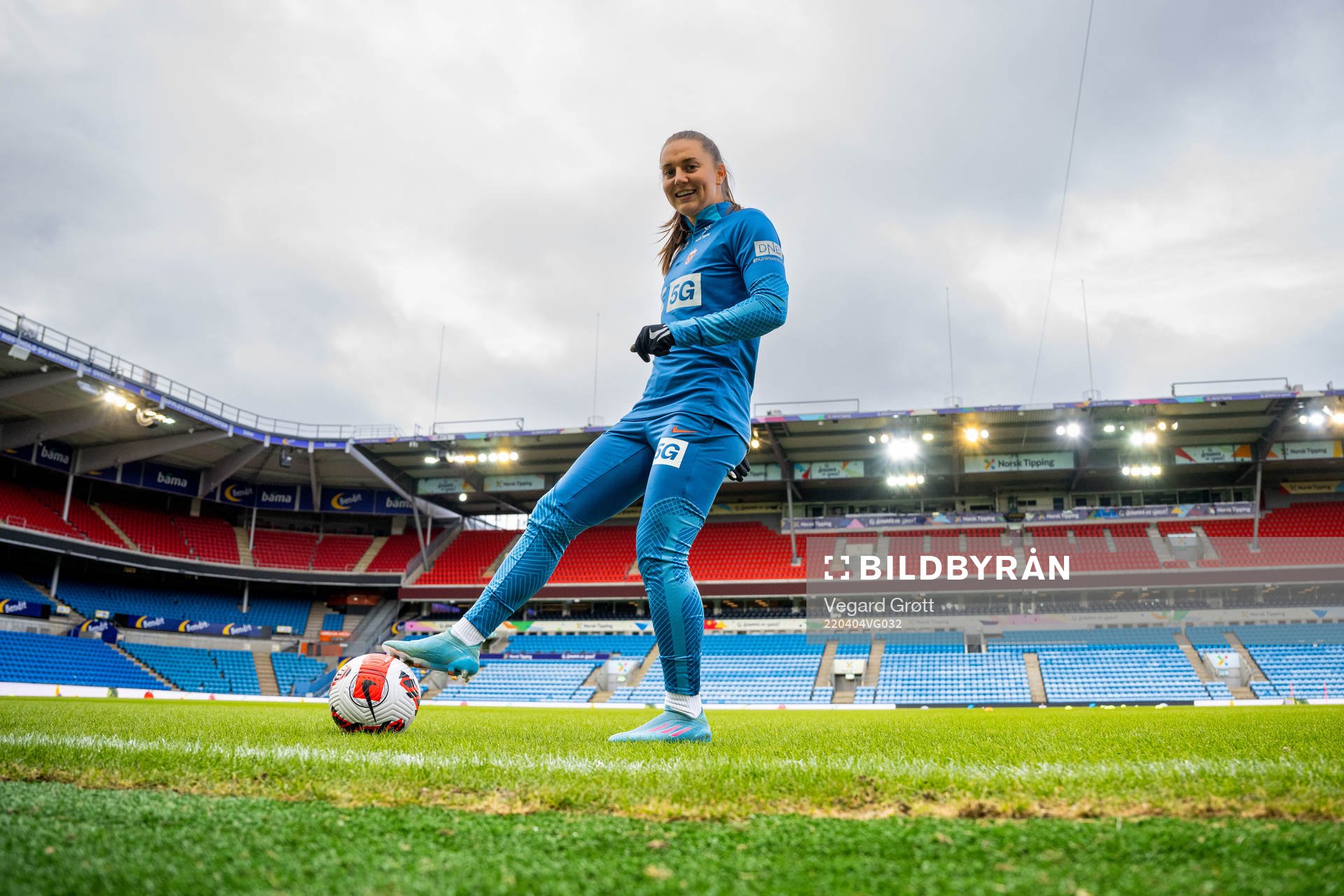 Vilde Bøe Risa of the Norwegian women's national football