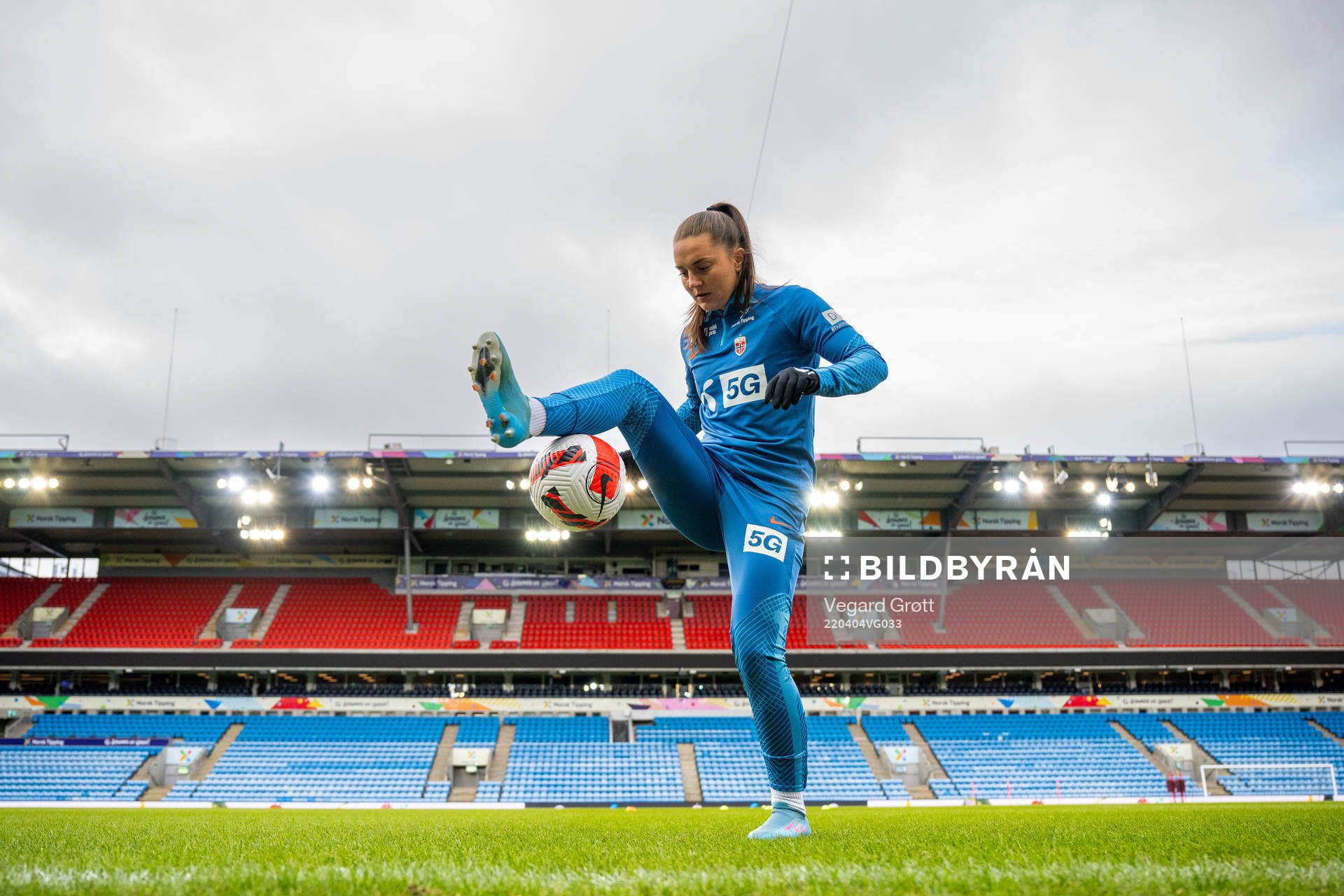 Vilde Bøe Risa of the Norwegian women's national football