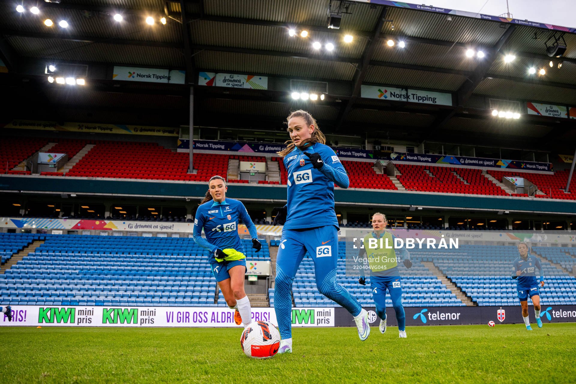 Vilde Hasund of the Norwegian women's national football team