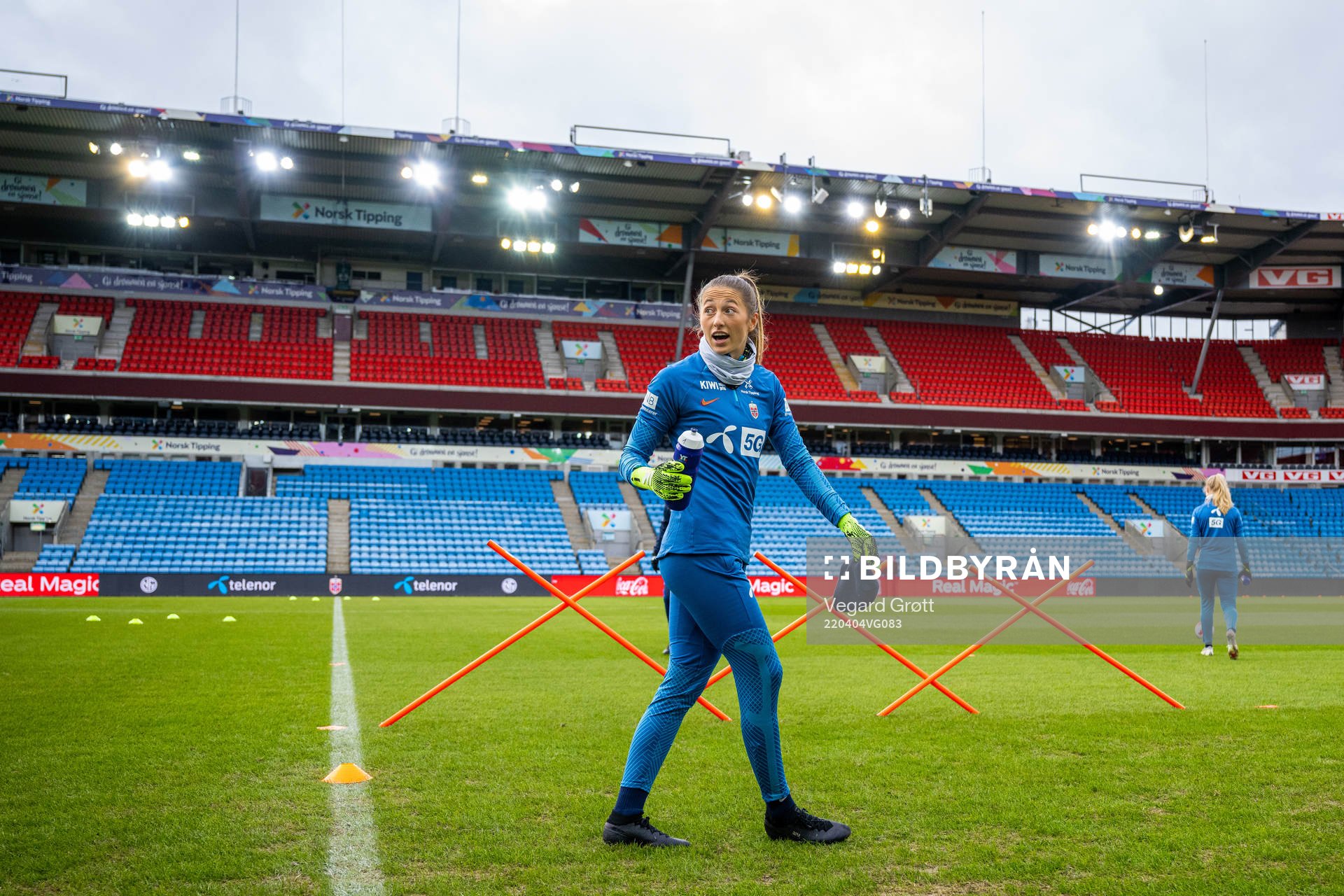 Goalkeeper Cecilie Fiskerstrand of the Norwegian women's