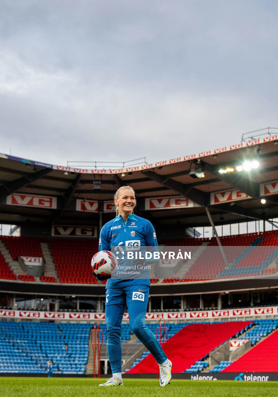 Frida Maanum of the Norwegian women's national football team