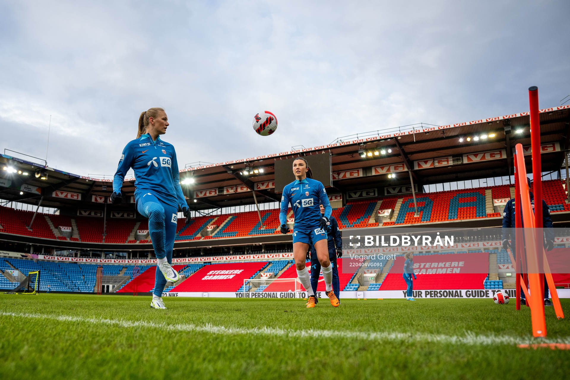 Frida Maanum and Ingrid Syrstad Engen of the Norwegian