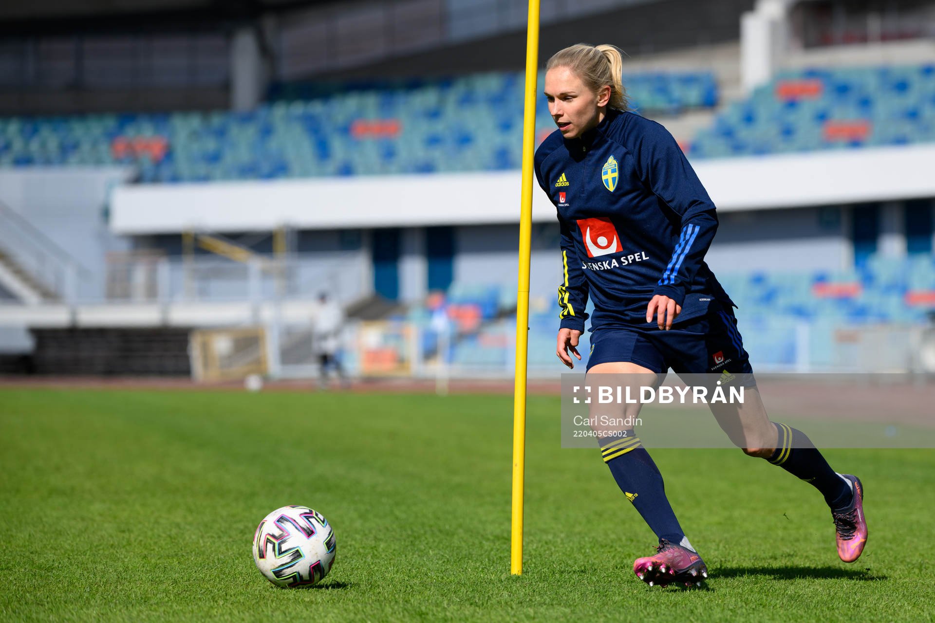 Jonna Andersson of the Swedish women's national football