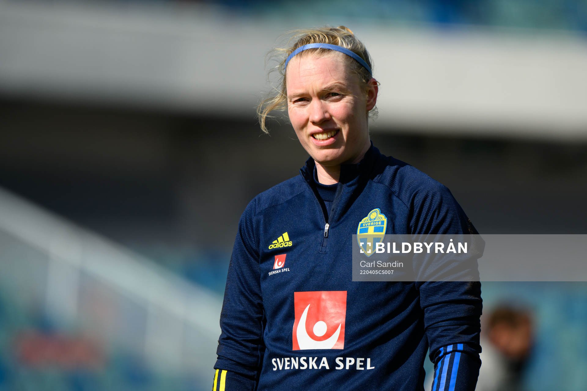 Goalkeeper Hedvig Lindahl of the Swedish women's national