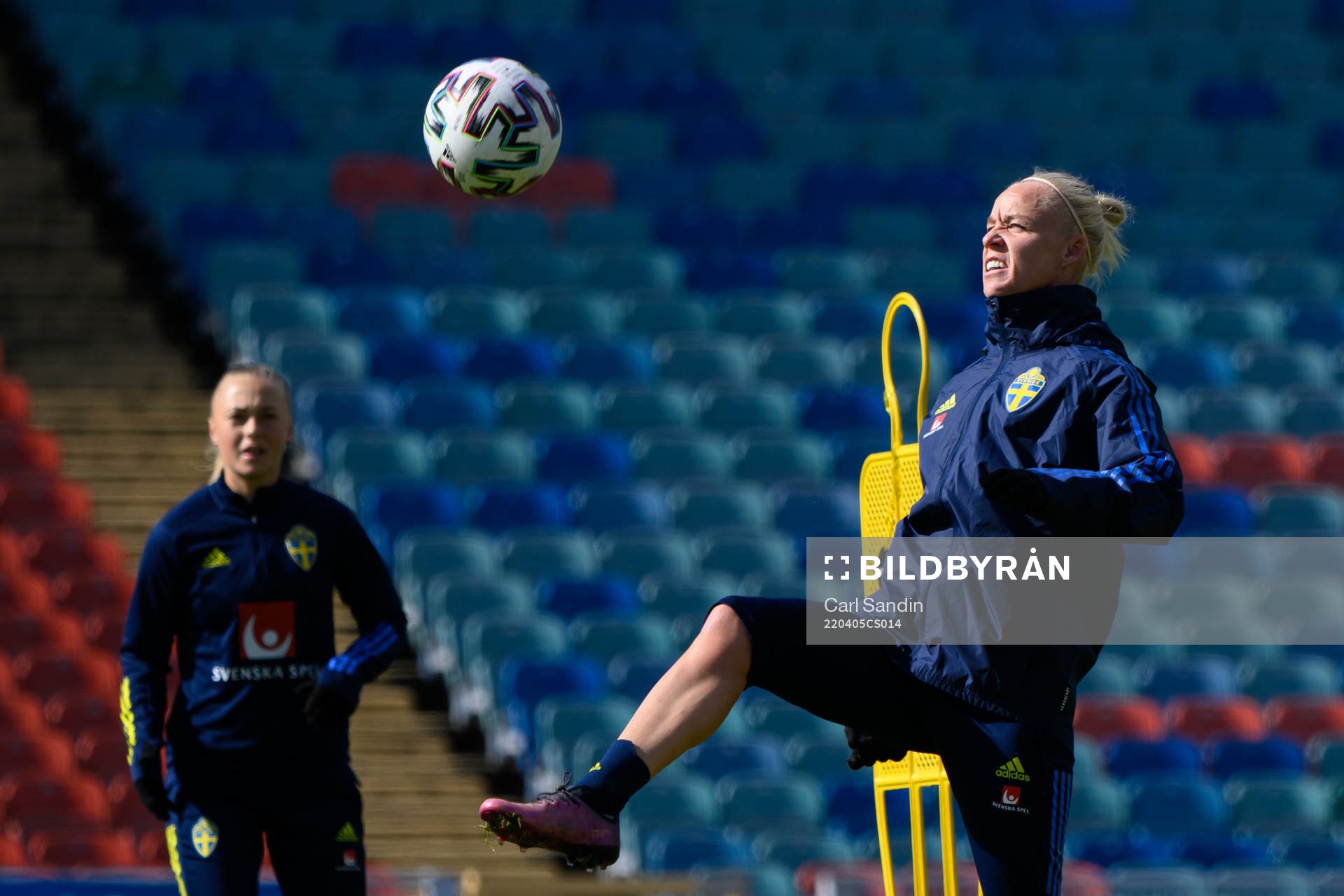 Caroline Seger of the Swedish women's national football team