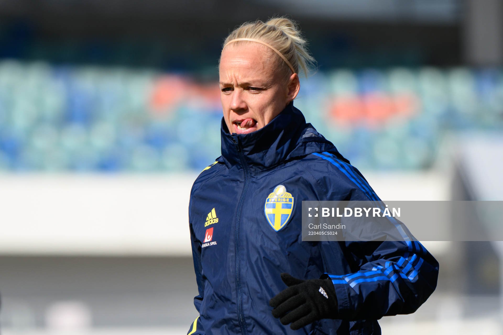 Caroline Seger of the Swedish women's national football team