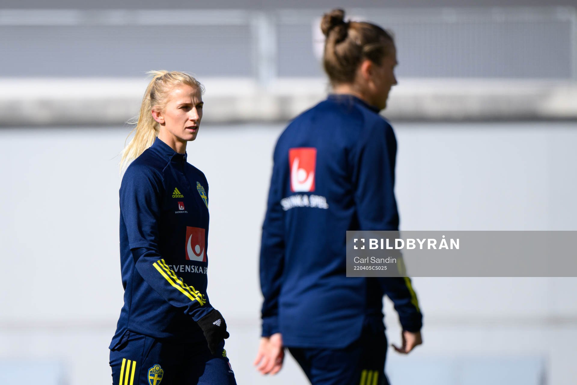Sofia Jakobsson of the Swedish women's national football