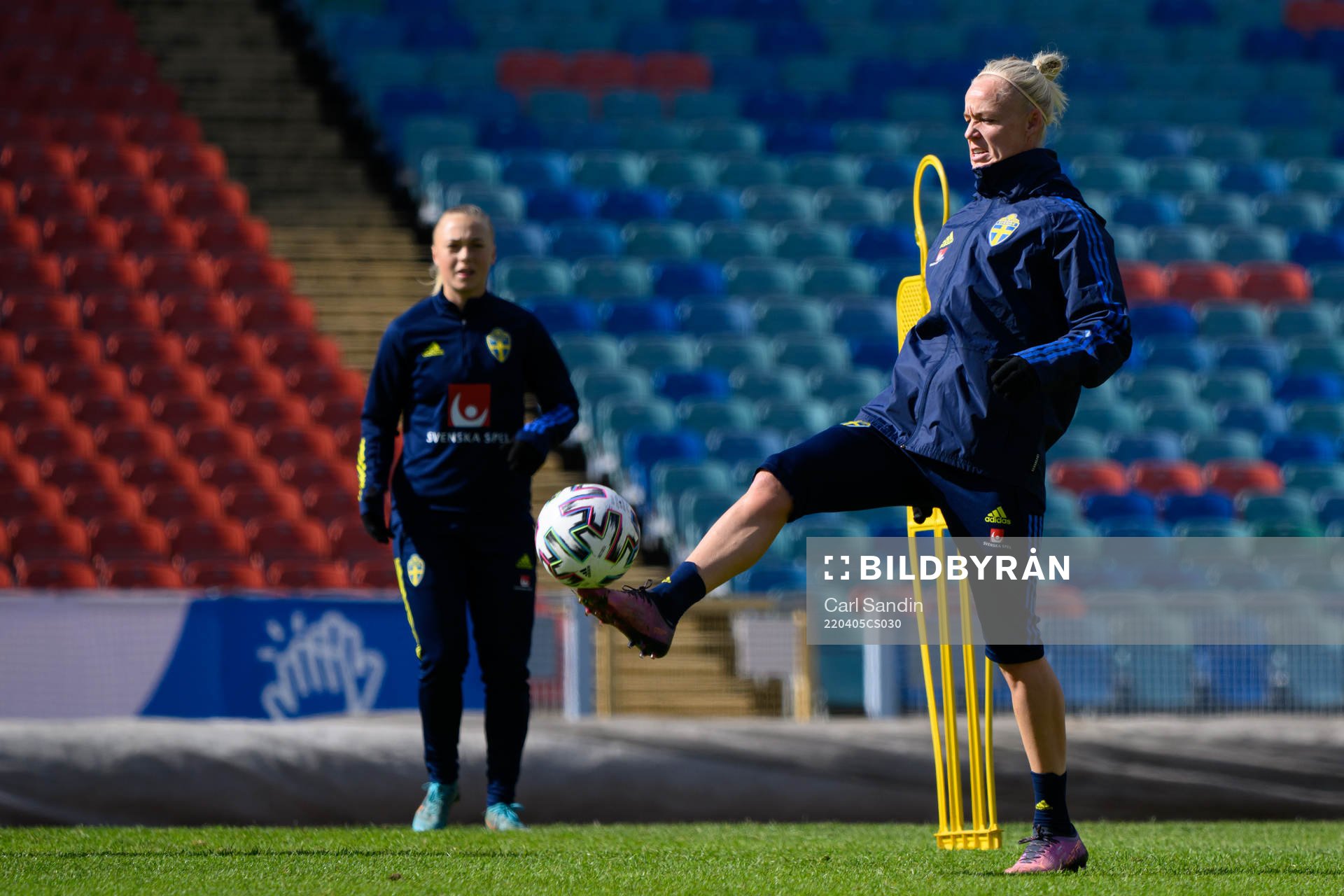 Caroline Seger of the Swedish women's national football team