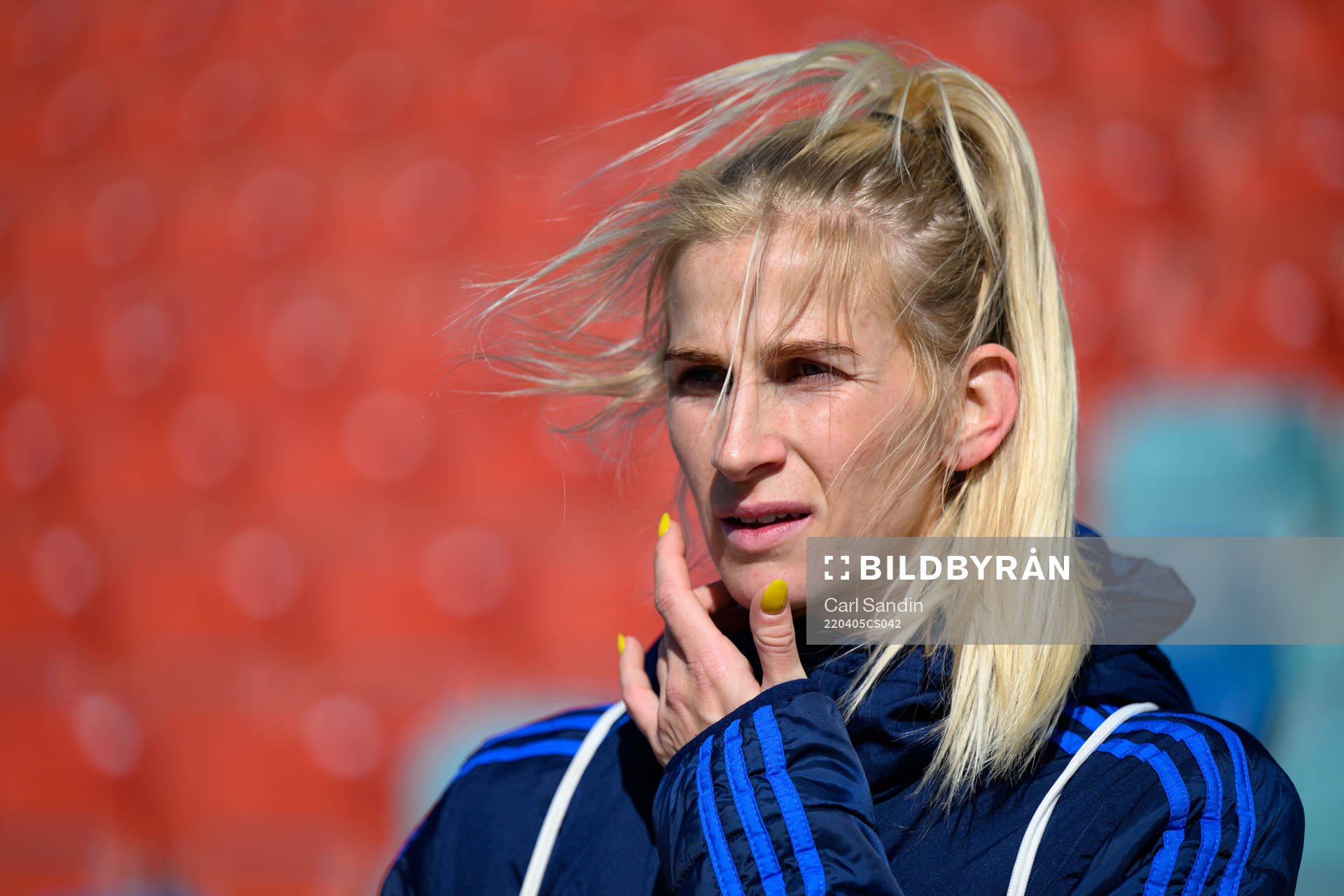 Sofia Jakobsson of the Swedish women's national football