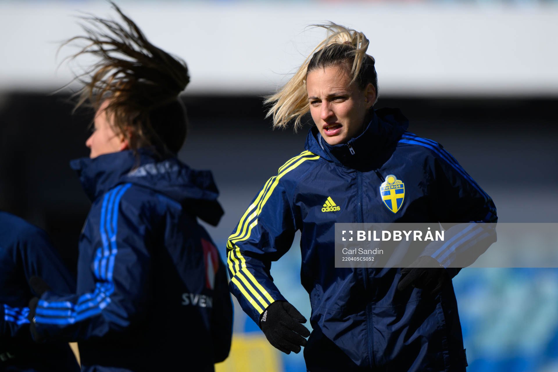 Nathalie Björn of the Swedish women's national football