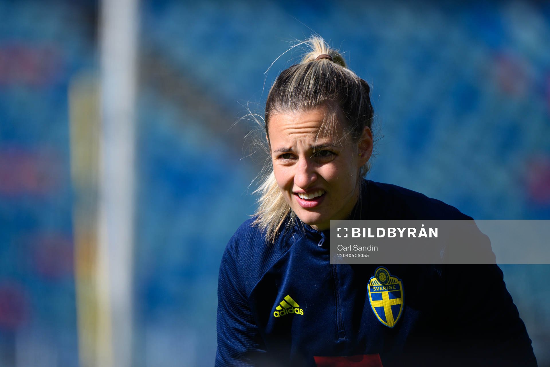 Nathalie Björn of the Swedish women's national football